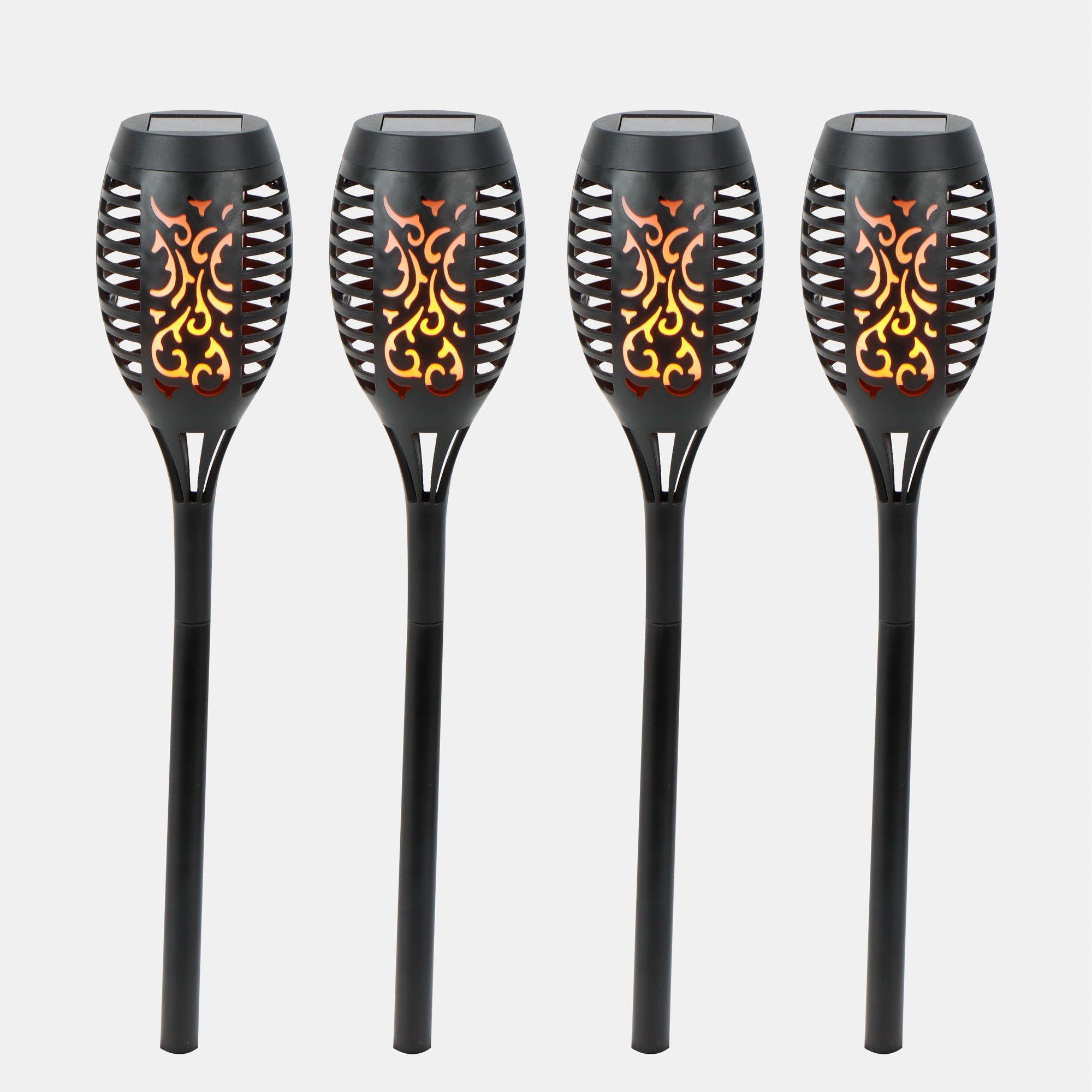 LED - Streetwize - Solar Flickering Flame Stake Lights 4 Pack - 1