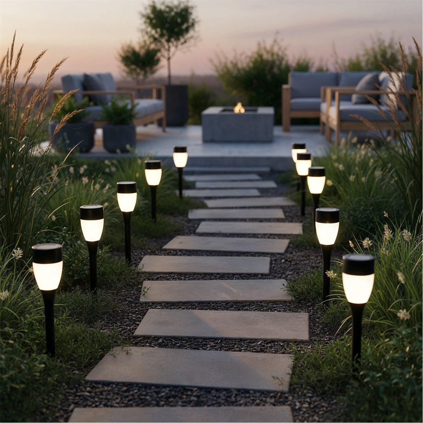 Streetwize  Solar Stake Lights - 12-Pack - Led