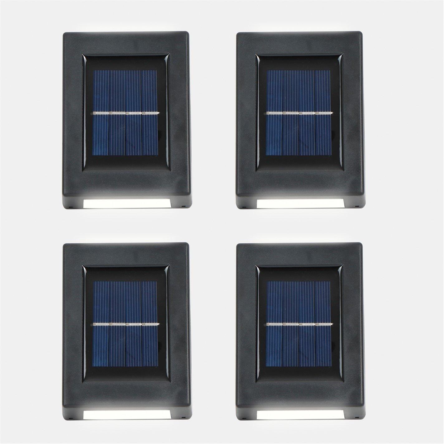 LED - Streetwize - Solar Wall 2 Way Light 4-Pack - 4