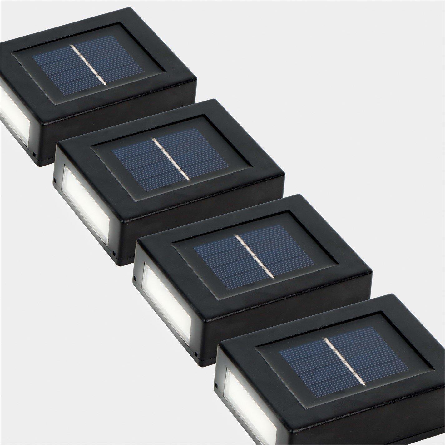LED - Streetwize - Solar Wall 2 Way Light 4-Pack - 6