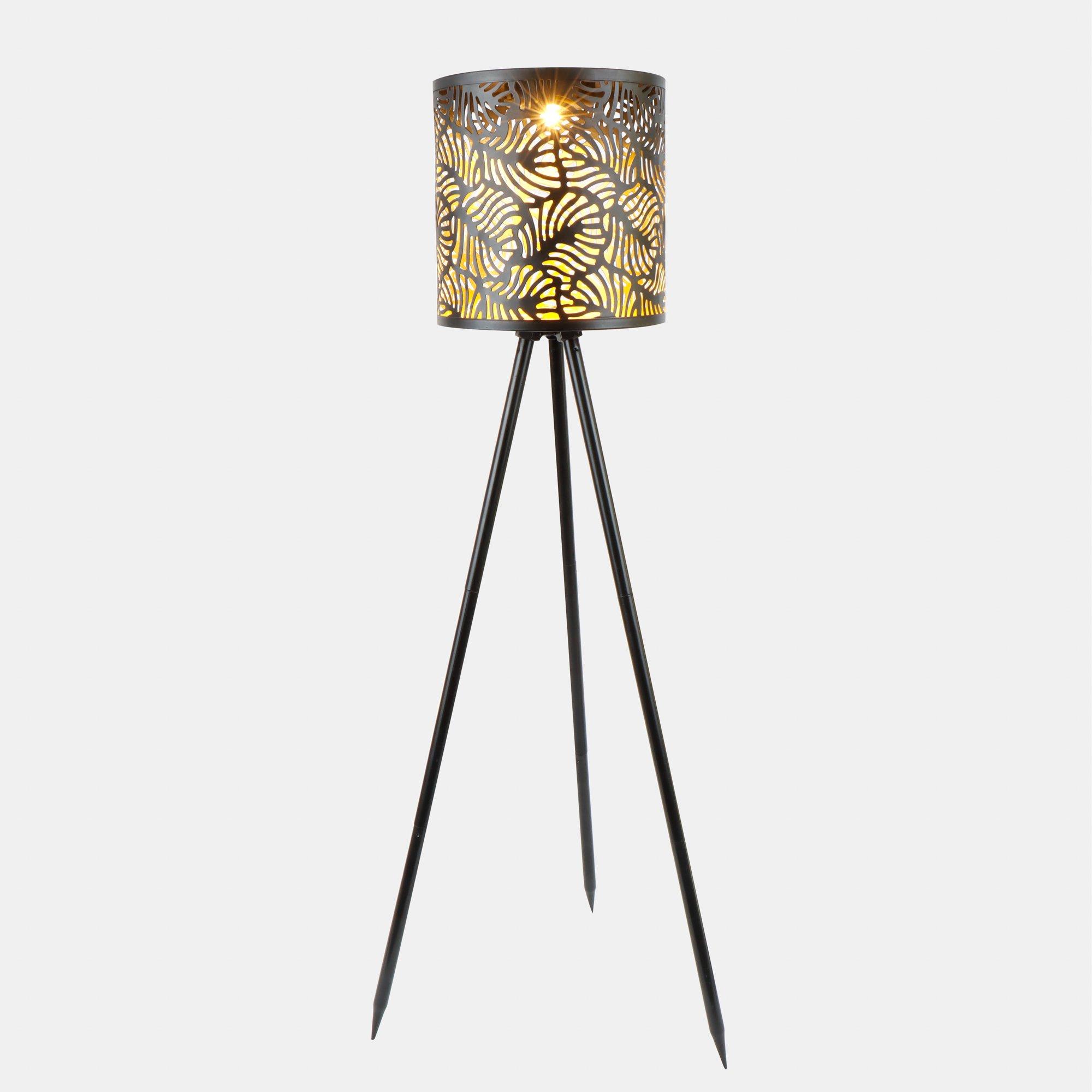LED - Streetwize - Solar Floor Lamp - Freestanding with Patterned Design - 1