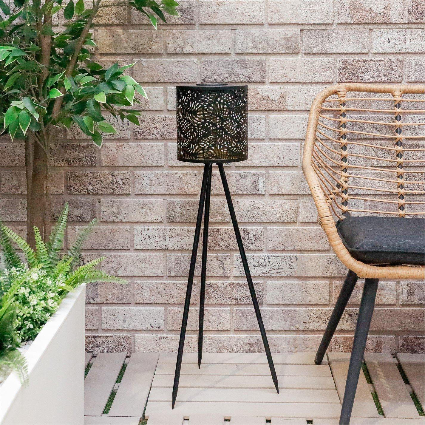 Streetwize  Solar Floor Lamp - Freestanding With Patterned Design - Led