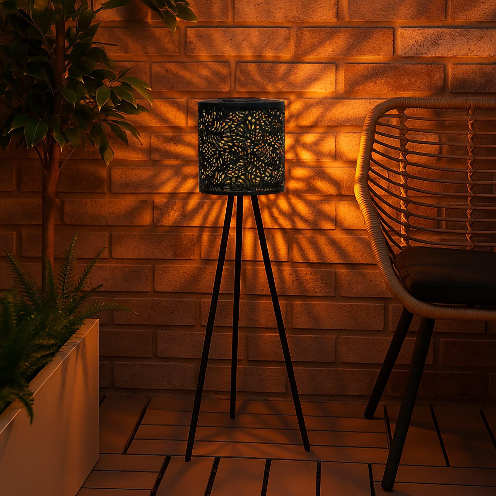 LED - Streetwize - Solar Floor Lamp - Freestanding with Patterned Design - 2