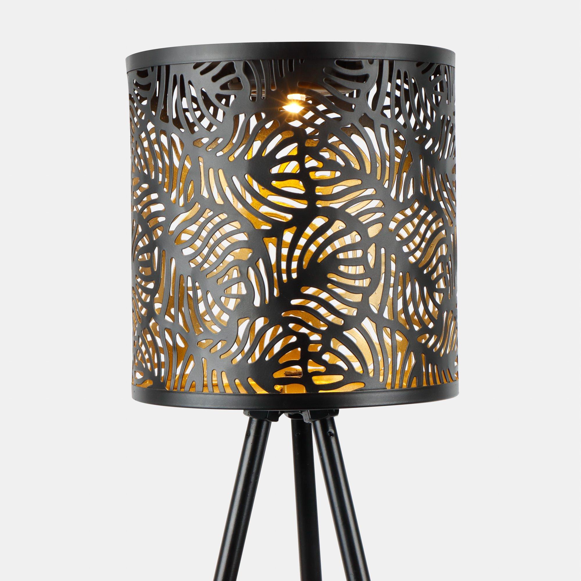LED - Streetwize - Solar Floor Lamp - Freestanding with Patterned Design - 4