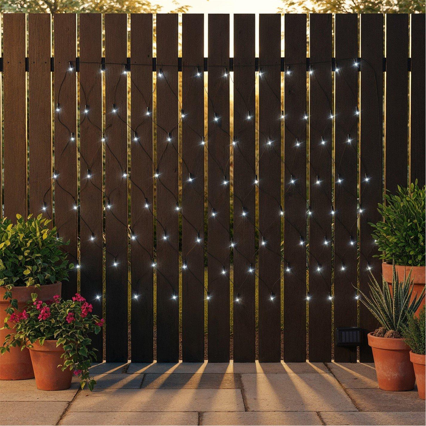 Streetwize  White 100 Solar Light Net Led