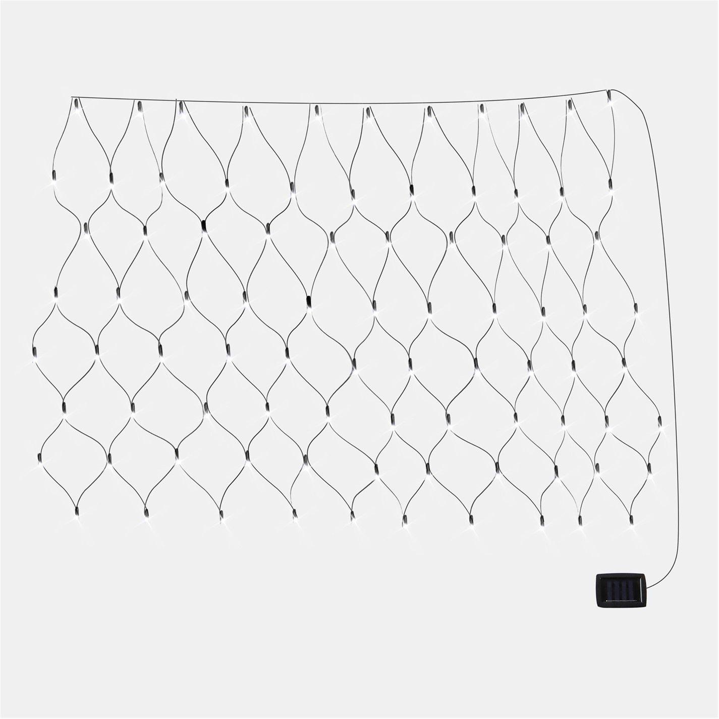 Streetwize White 100 LED Solar Light Net | FRASERS