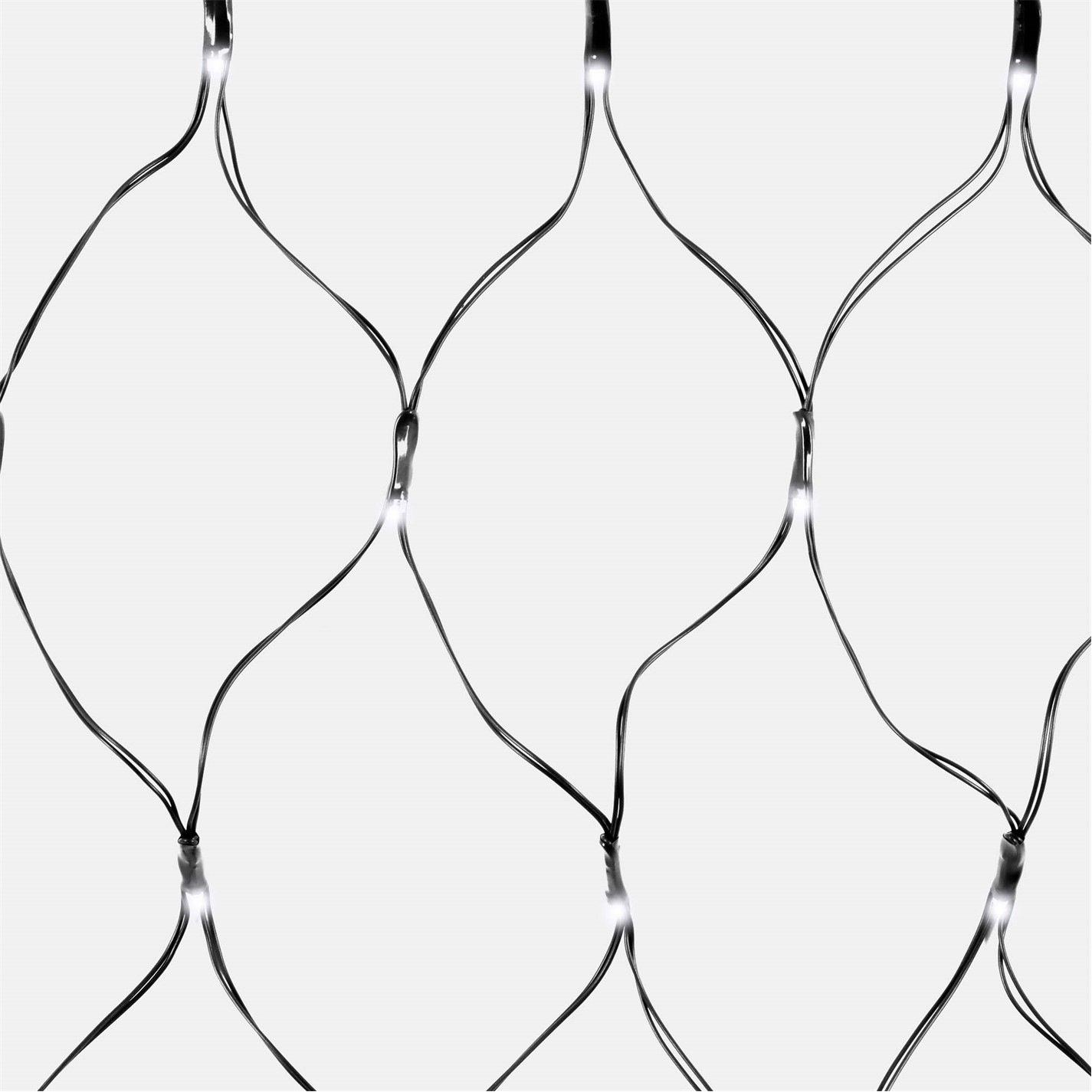 LED - Streetwize - White 100 LED Solar Light Net - 4