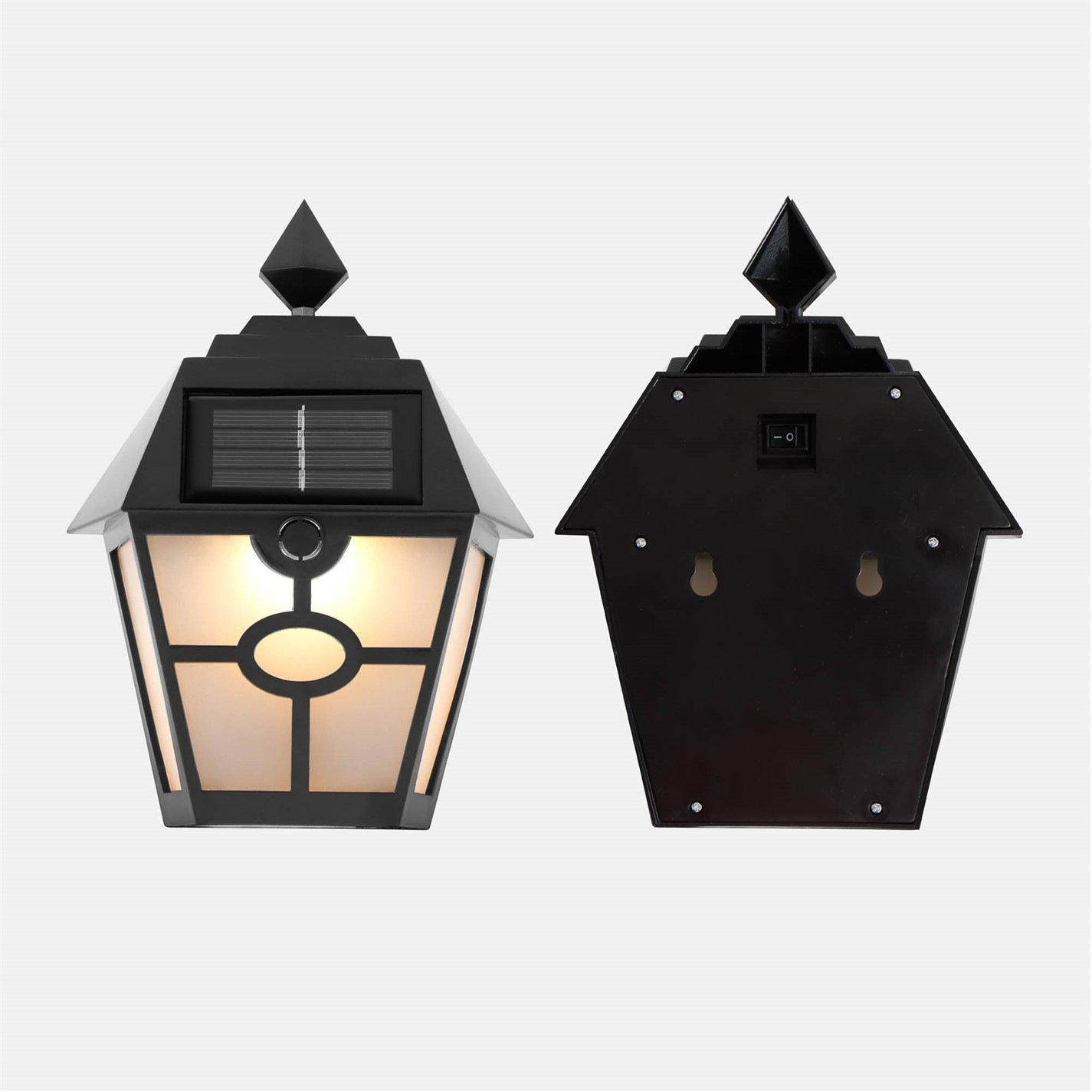 LED - Streetwize - Solar Wall-Mounted Lanterns 2-Pack - 3