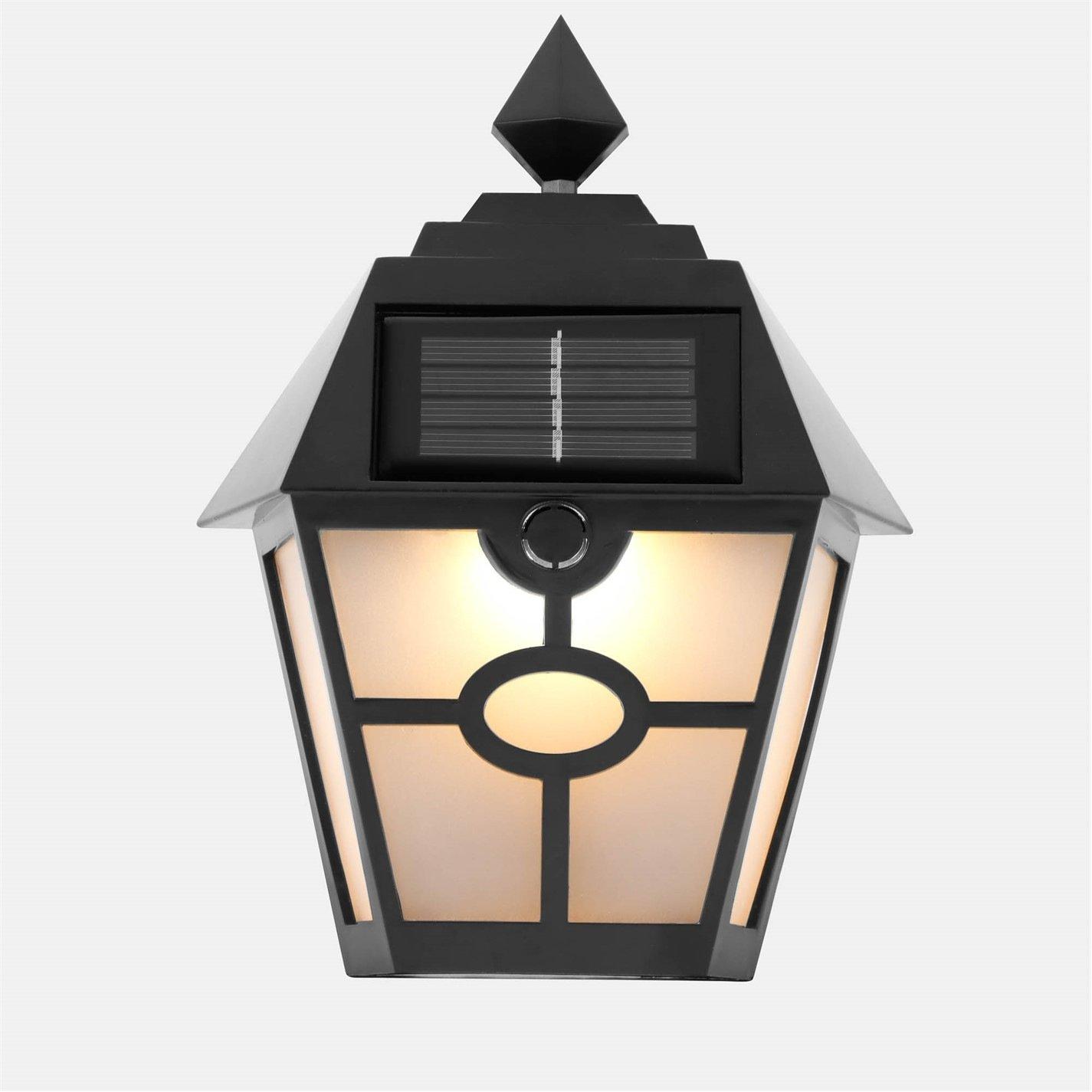 LED - Streetwize - Solar Wall-Mounted Lanterns 2-Pack - 4