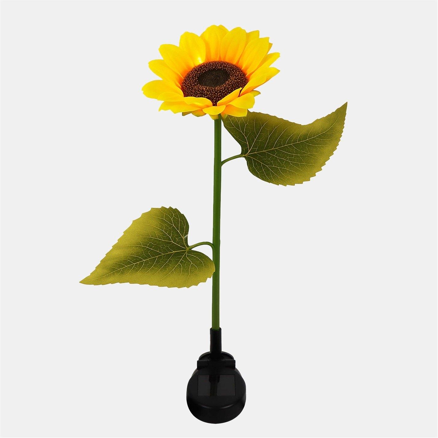 Yellow - Streetwize - Solar Sunflower Stake Light - 3