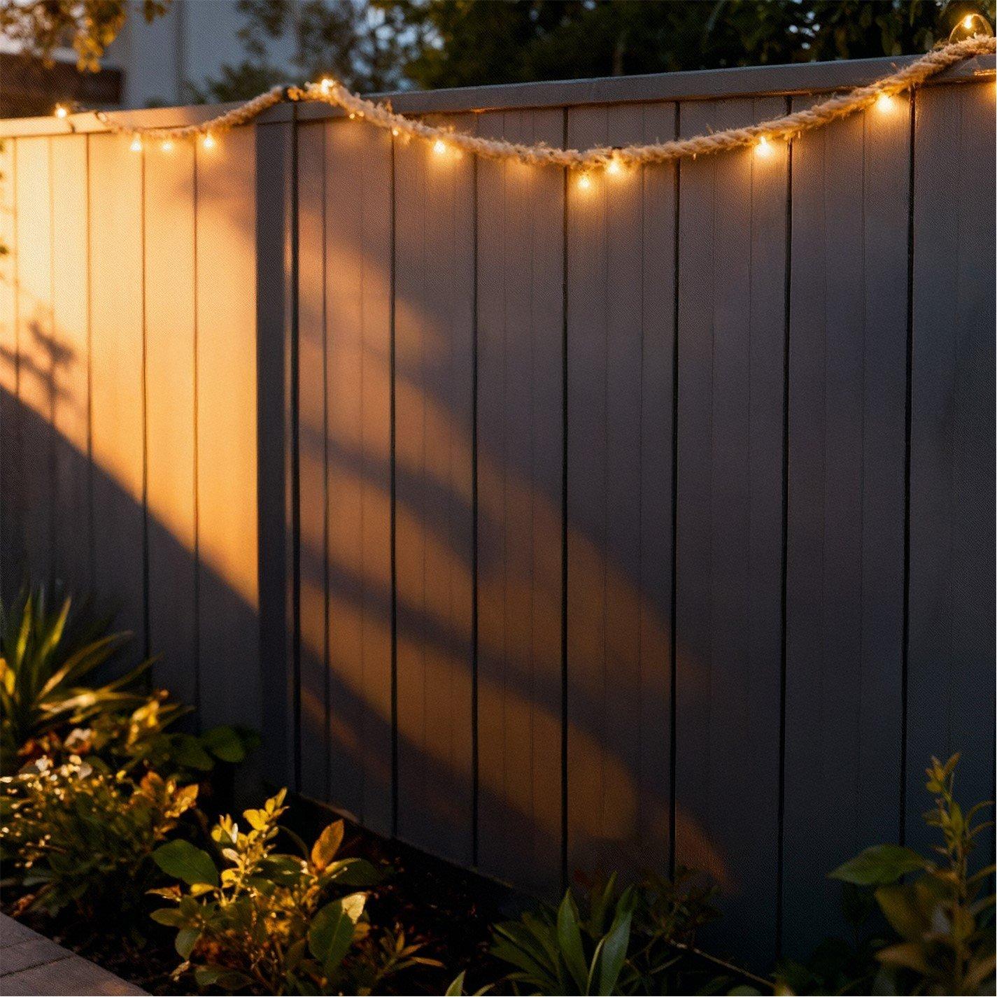 Brown - Streetwize - 4m Decorative Rope with 45 Solar LED Lights - 4