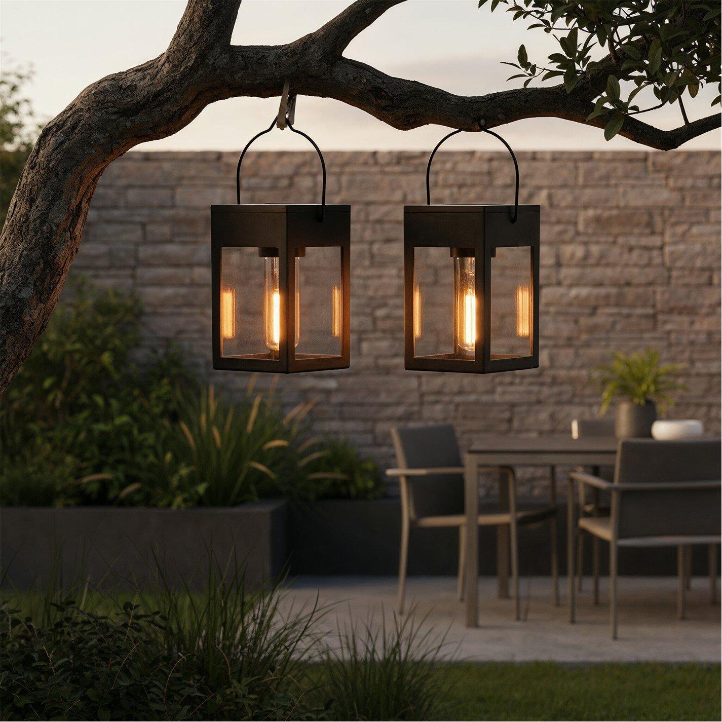 LED - Streetwize - Solar Hanging Lanterns 2-Pack - 2