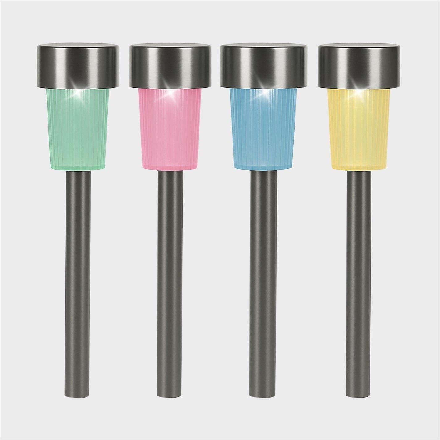 Multi - Streetwize - Solar Stake Lights - Colour Changing 4-Pack - 5