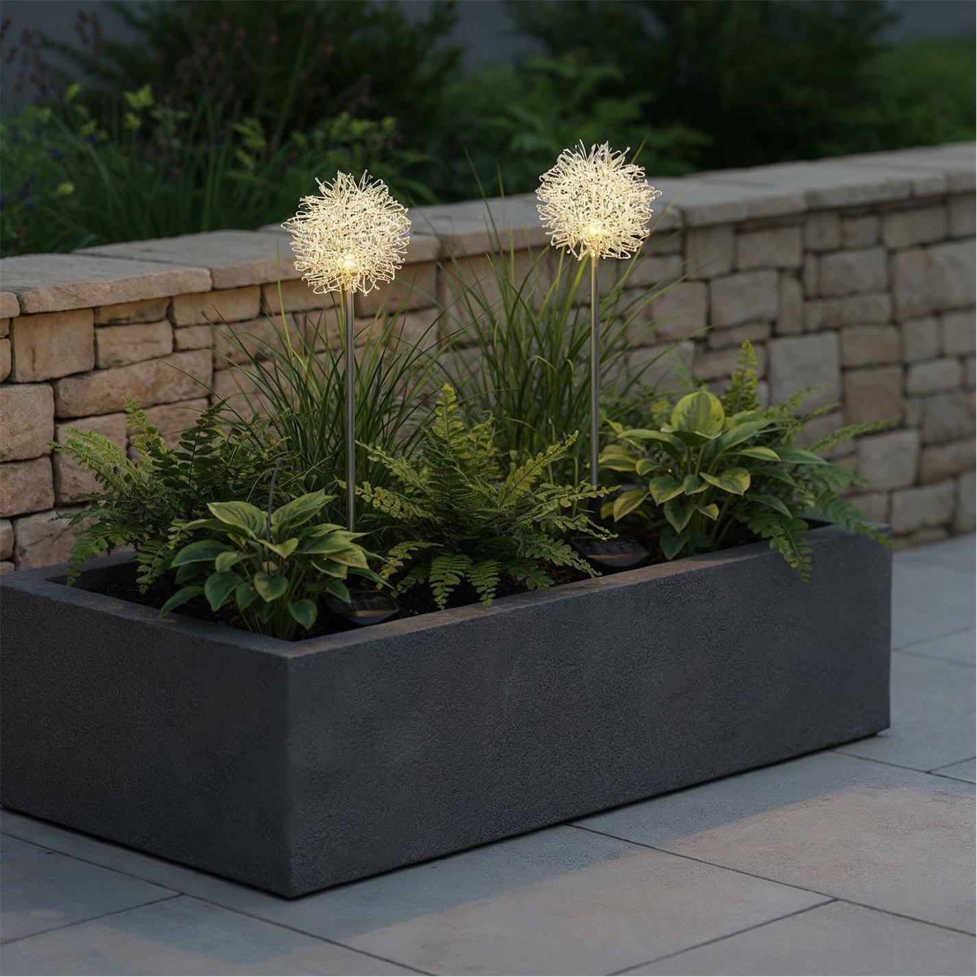 LED - Streetwize - Solar Dandelion Stake Lights - 2-Pack - 1