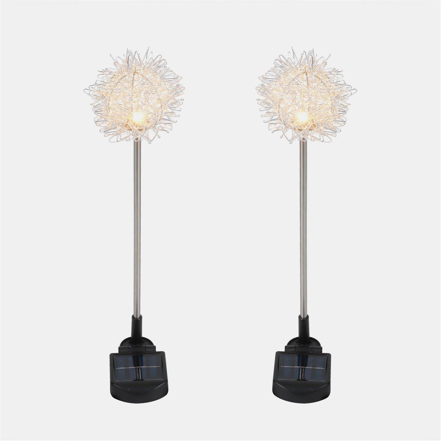 LED - Streetwize - Solar Dandelion Stake Lights - 2-Pack - 2