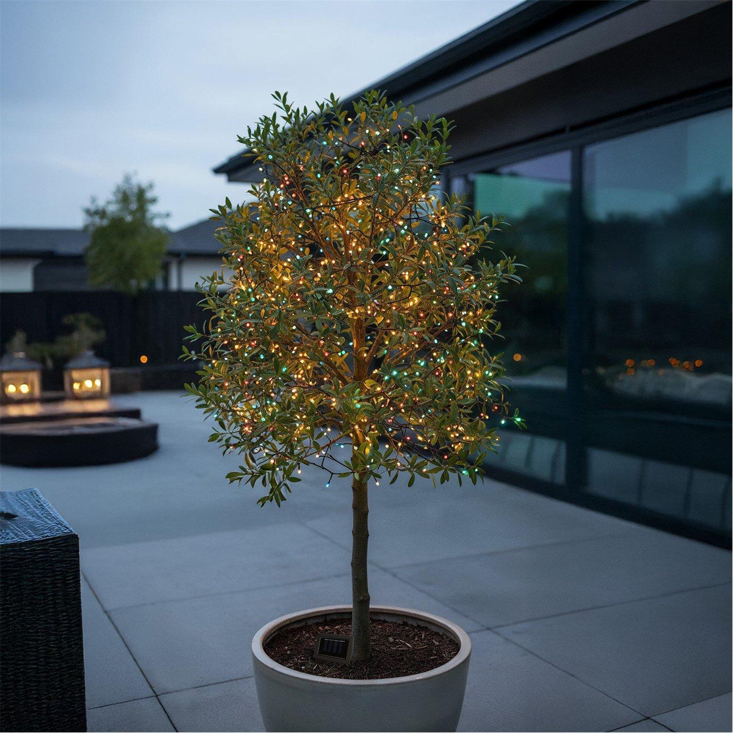 Multi - Streetwize - 200 LED String Lights - 20m Solar Multi-Coloured - 2