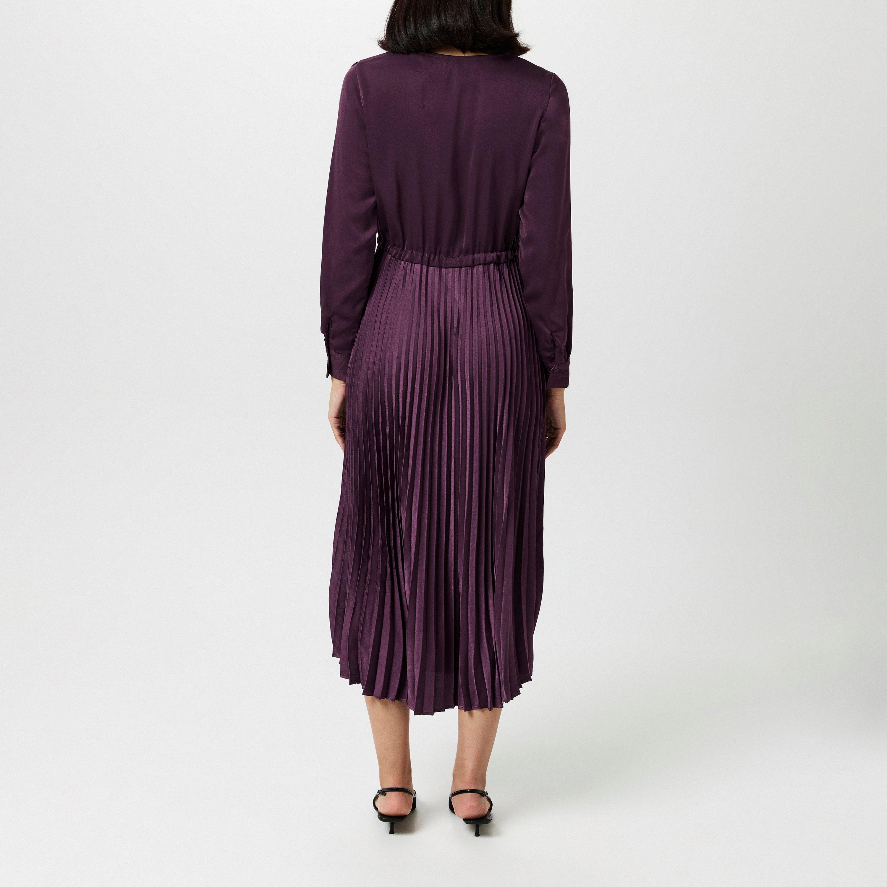 Plum Perfect - Vero Moda - Women's Cindy Plisse Maxi Dress - 3