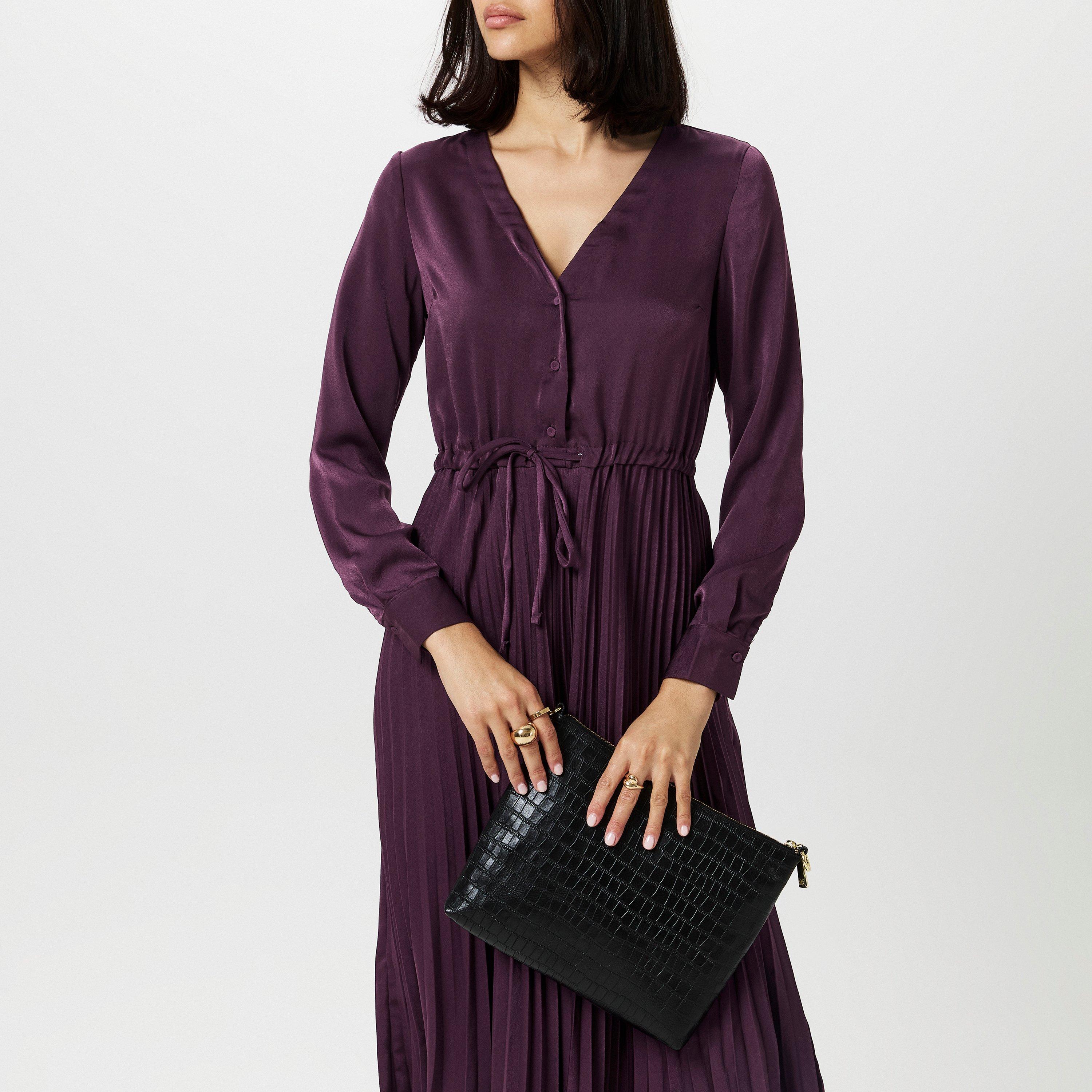 Plum Perfect - Vero Moda - Women's Cindy Plisse Maxi Dress - 4