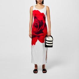 Alexander McQueen Bleeding Rose Pencil Dress