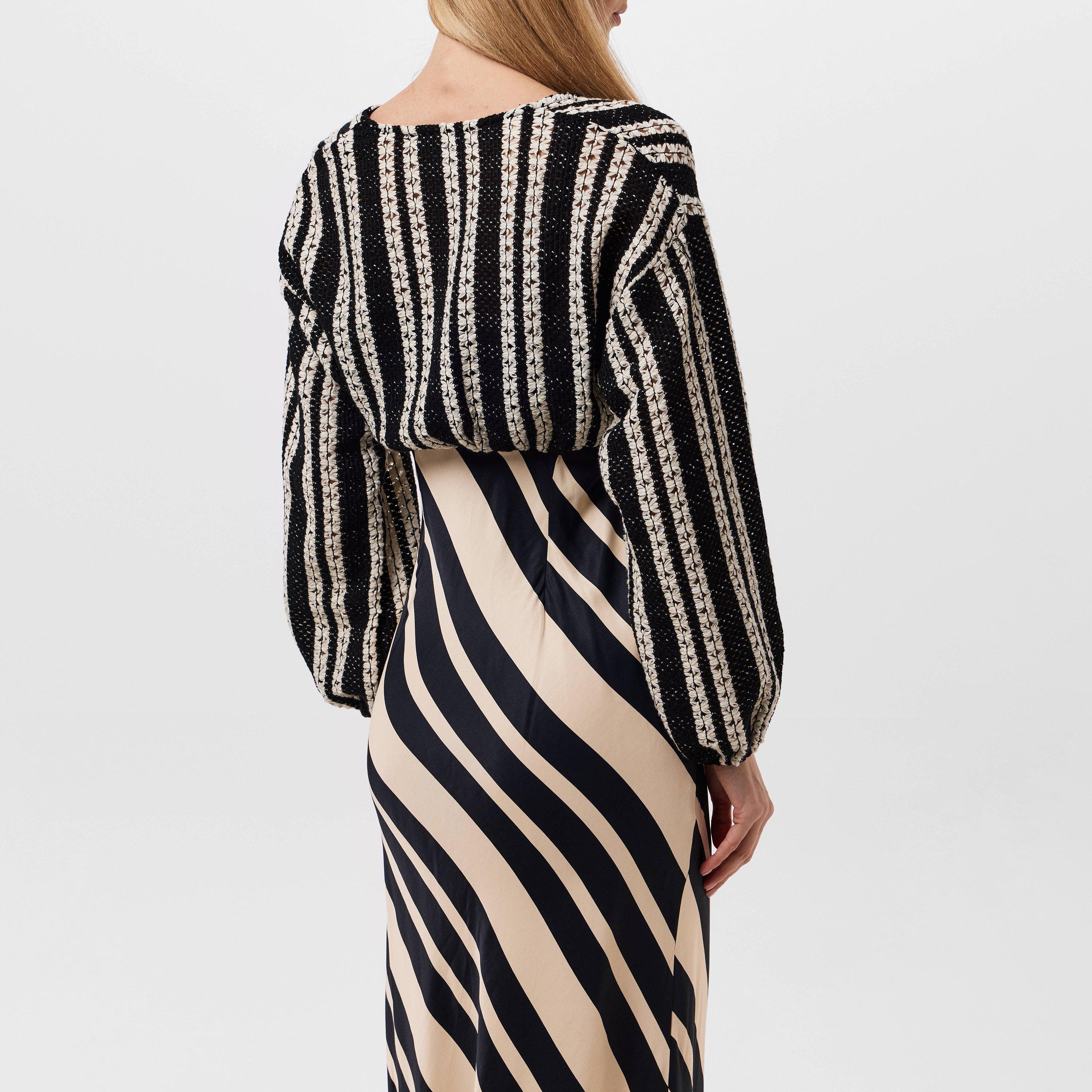 Black/White - Never Fully Dressed - Crochet Mix Emma Dress - 4