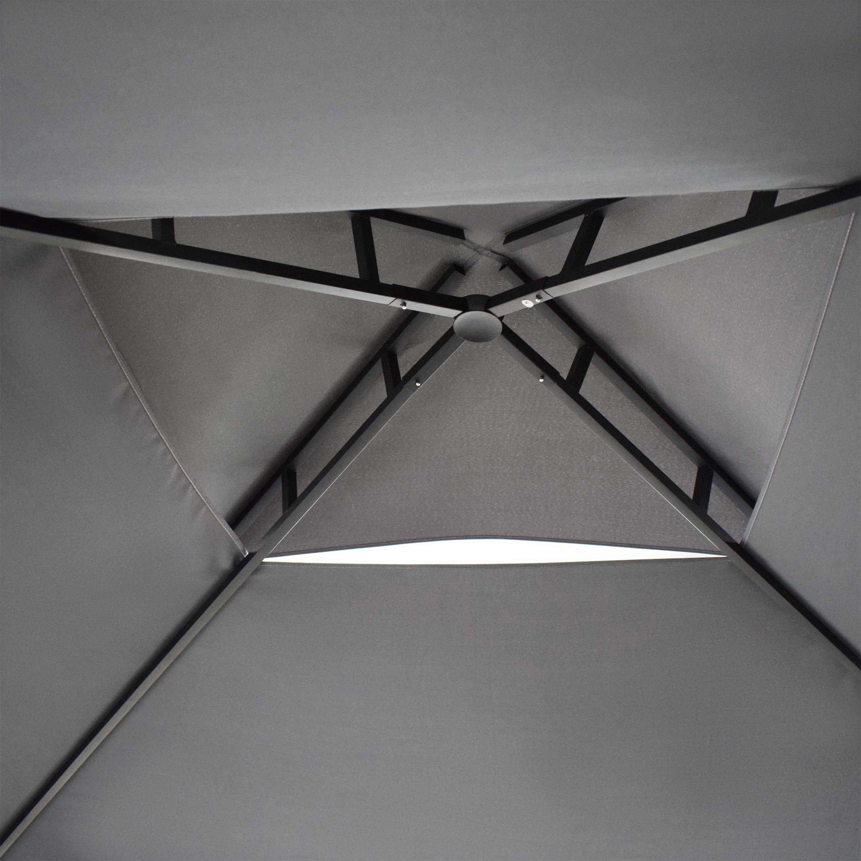 Grey - Linea - Amsterdam Gazebo and Bar Set - 11