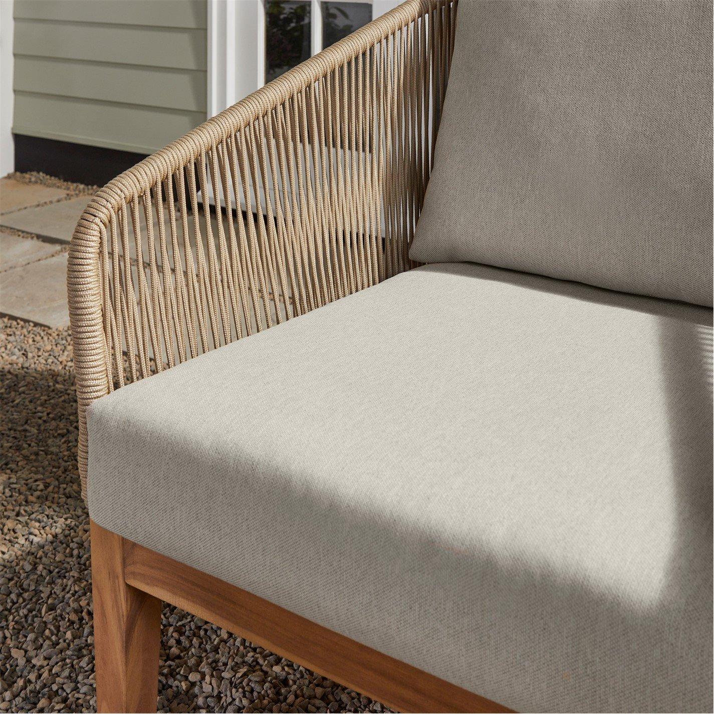 Beige/Pine - Linea - Maldives 4 Piece Lounge Set - 3