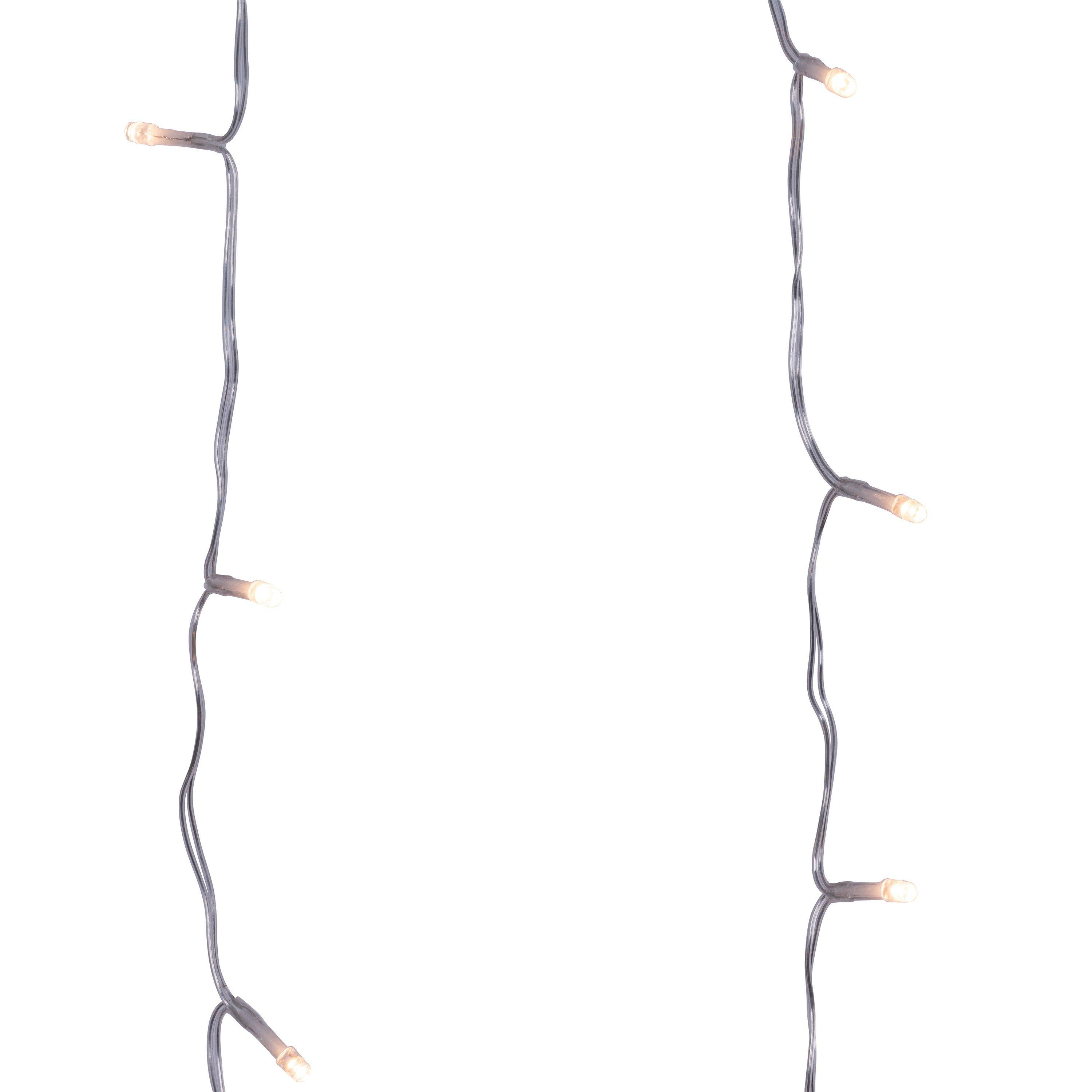 White - Linea - LED Solar Curtain Lights - 4