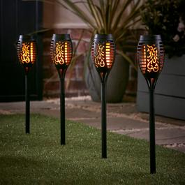 Linea Studio 4 Flame Effect Torch Stake Light