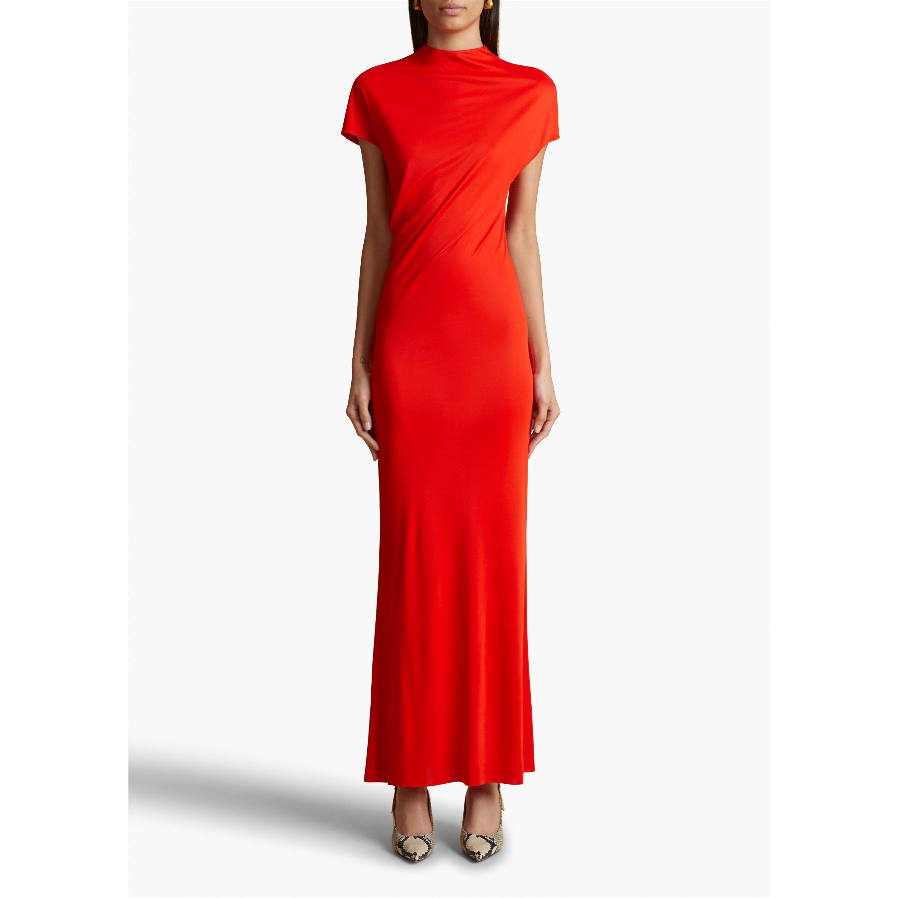 Fire Red - Khaite - Women's Yenza Maxi Dress - 2