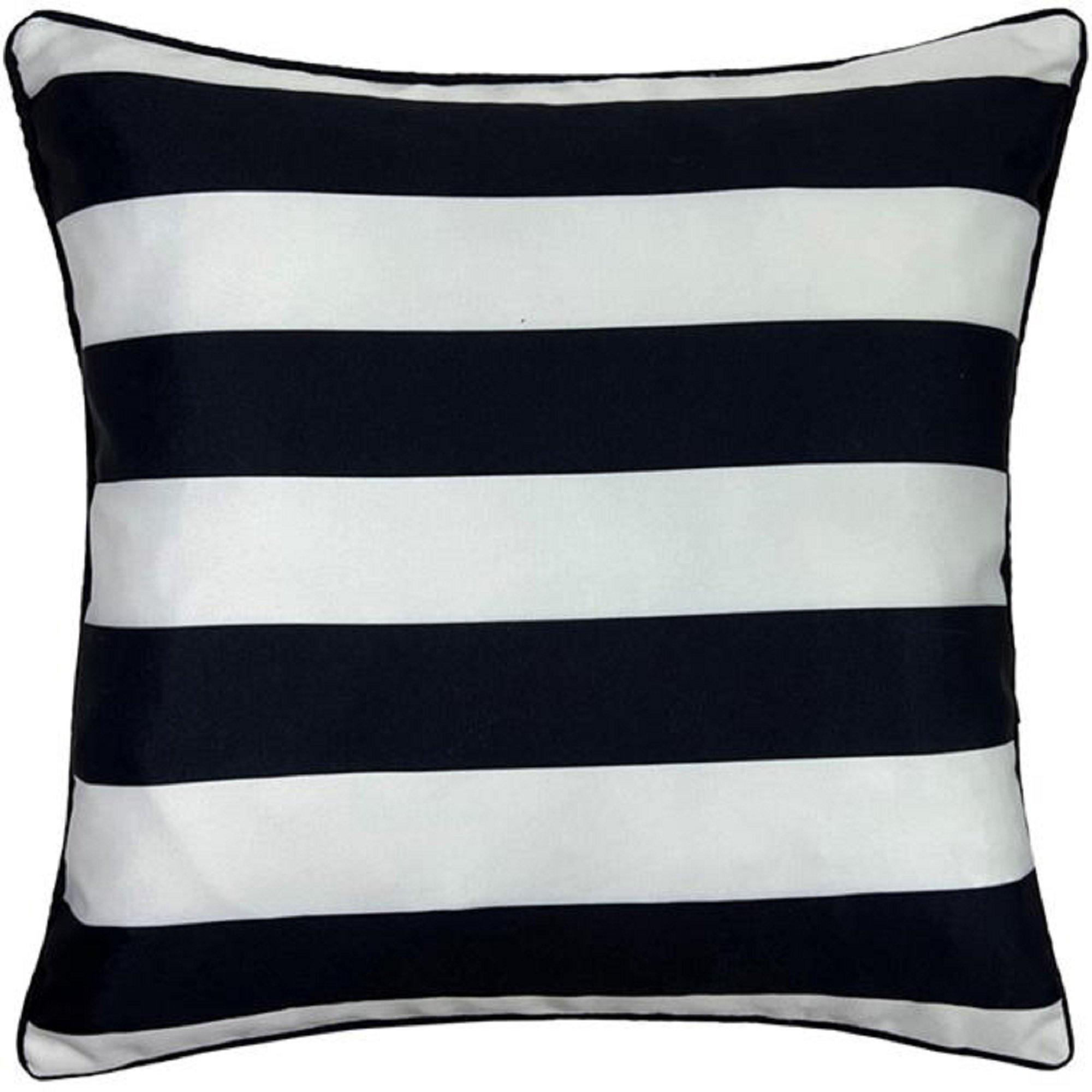 Black - Linea - Stripe 45 x 45cm Outdoor Cushion - 2