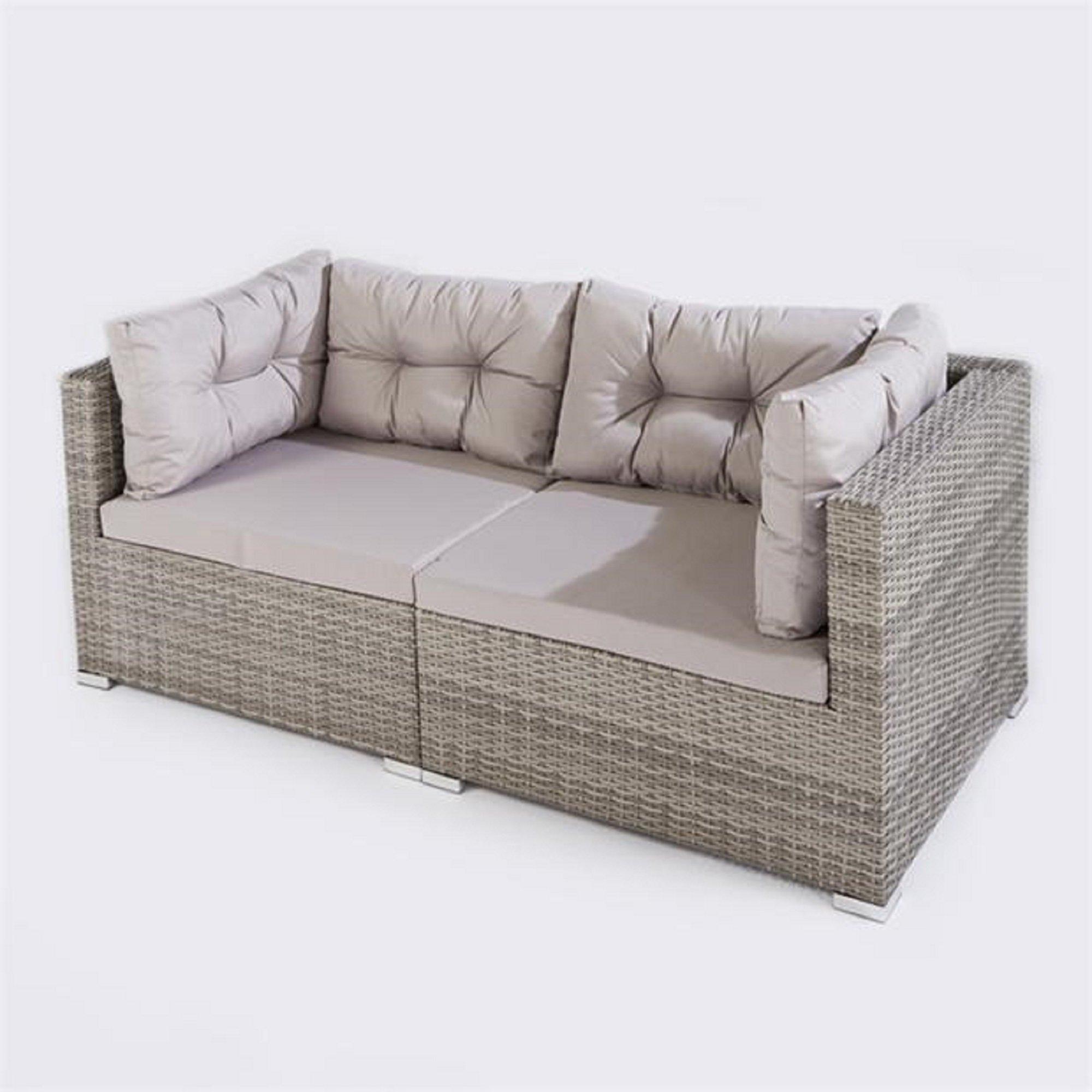 Grey - Linea - Bahamas Sofa Lounge Set - 3