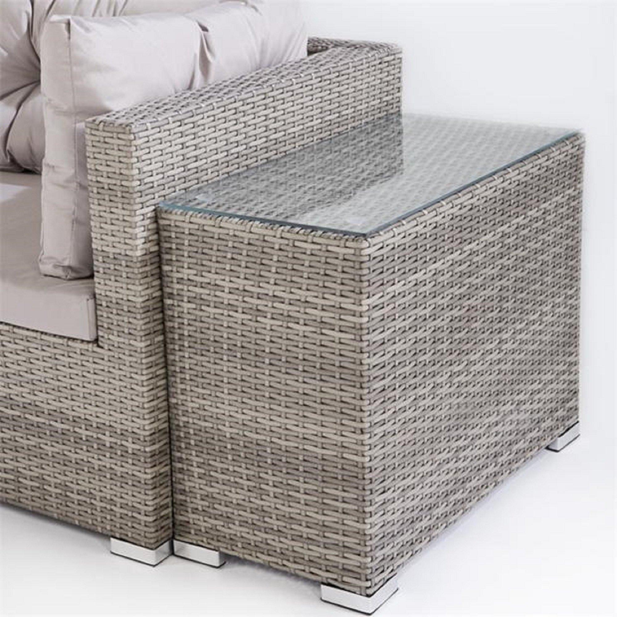 Grey - Linea - Bahamas Sofa Lounge Set - 5