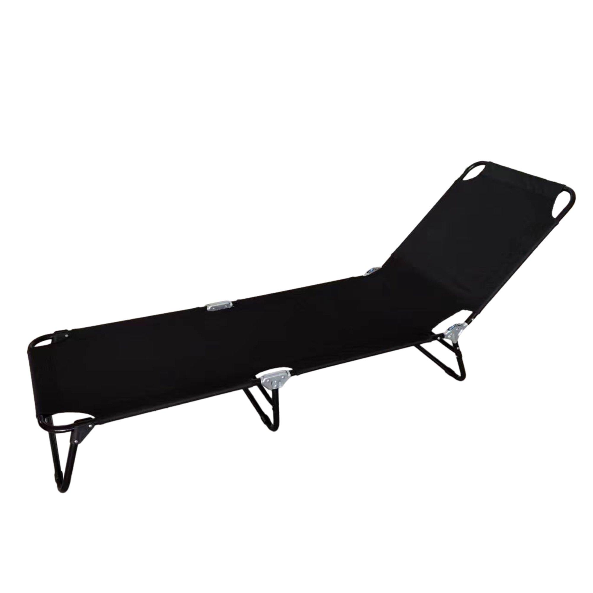 Black - Linea - Tenby Polyester Lounger - 2