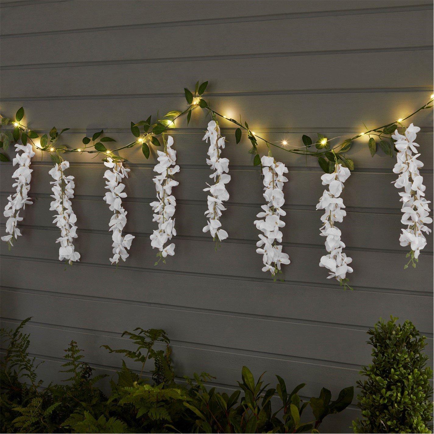 White - Linea - Solar Garland - 1