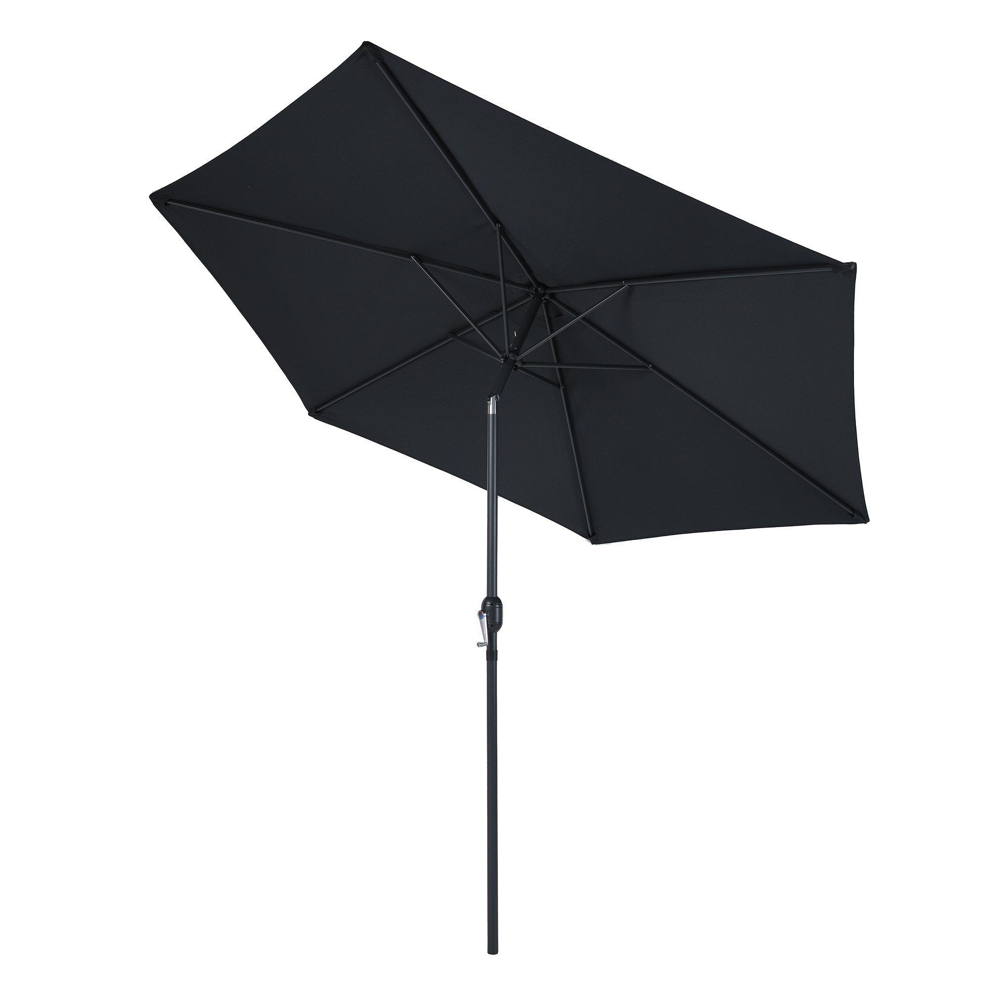 Anthracite - Linea - Studio Baia 3m Crank and Tilt Parasol - 3
