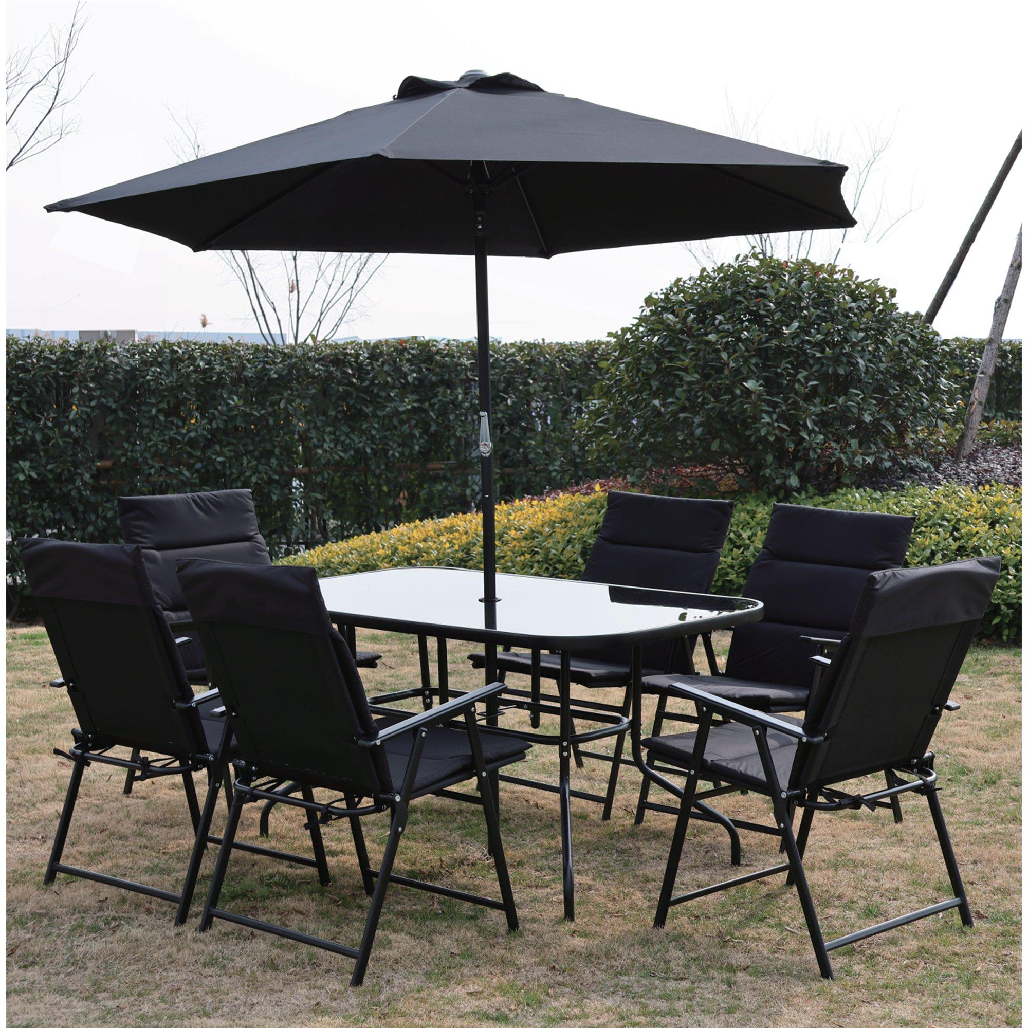 Anthracite - Studio - Shanghai 8 Piece Dining Set - 1