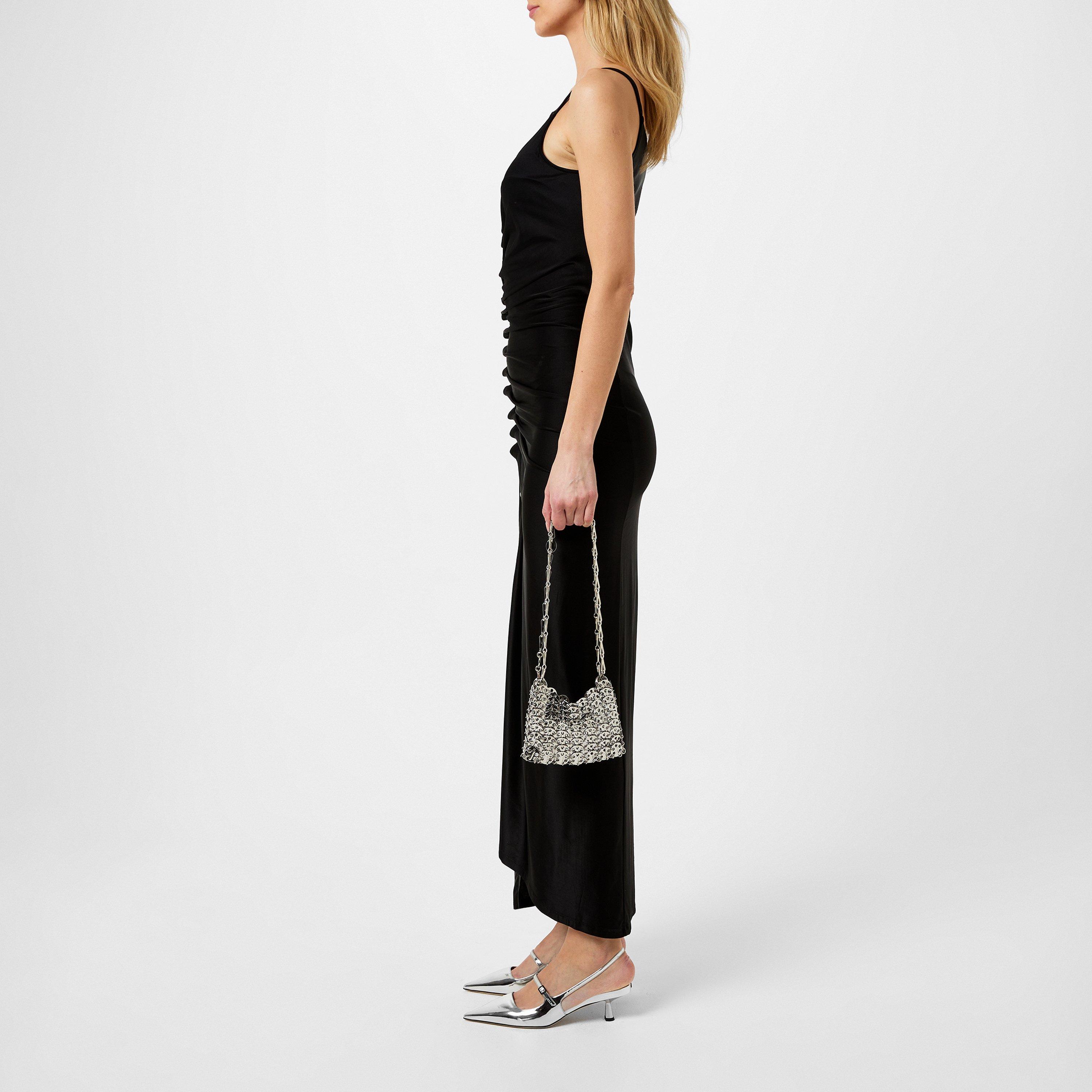Black - Rabanne - Draped Maxi Dress - 2