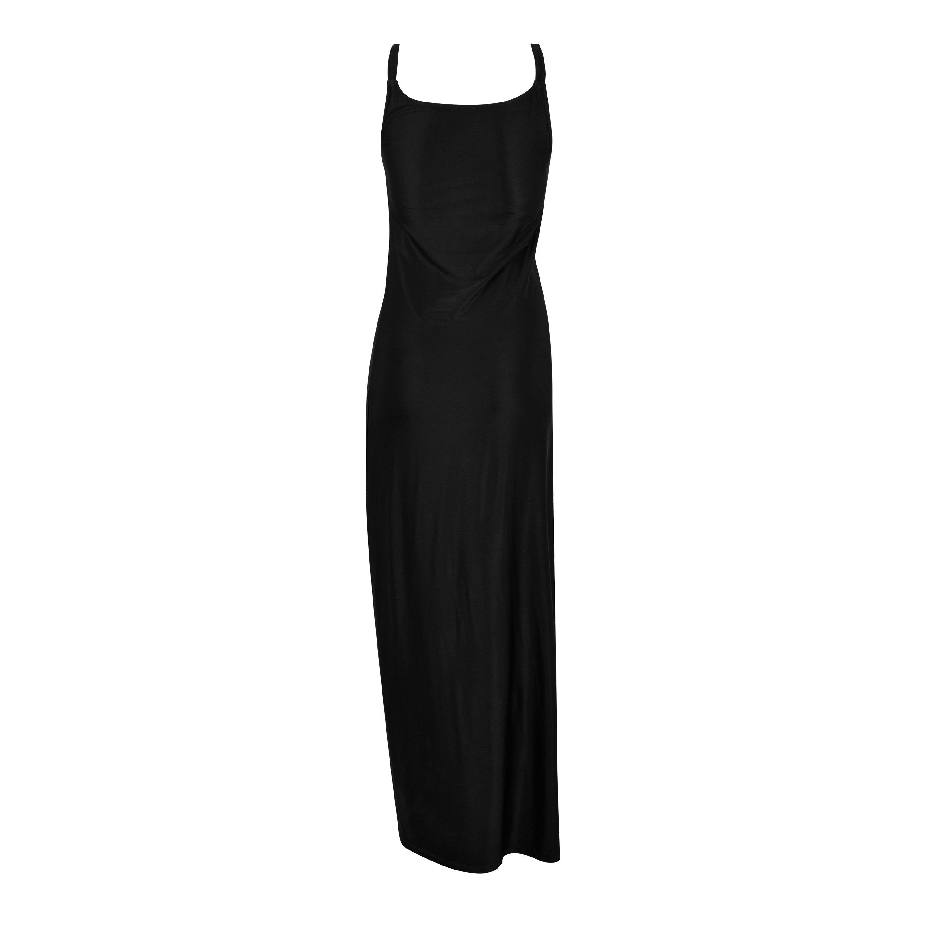Black - Rabanne - Draped Maxi Dress - 6