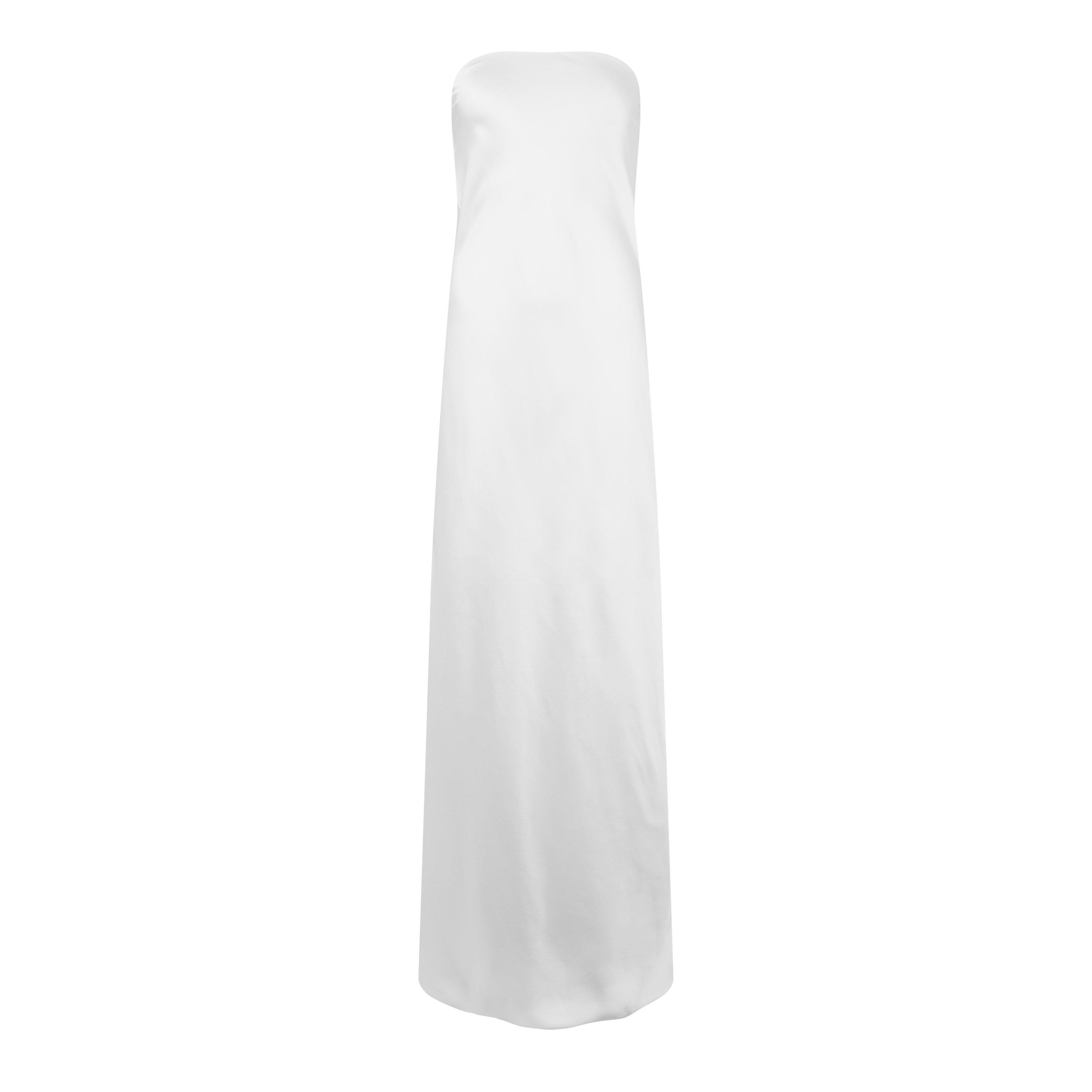 Snow White - Norma Kamali - Women's Bias Strapless Maxi Dress - 5