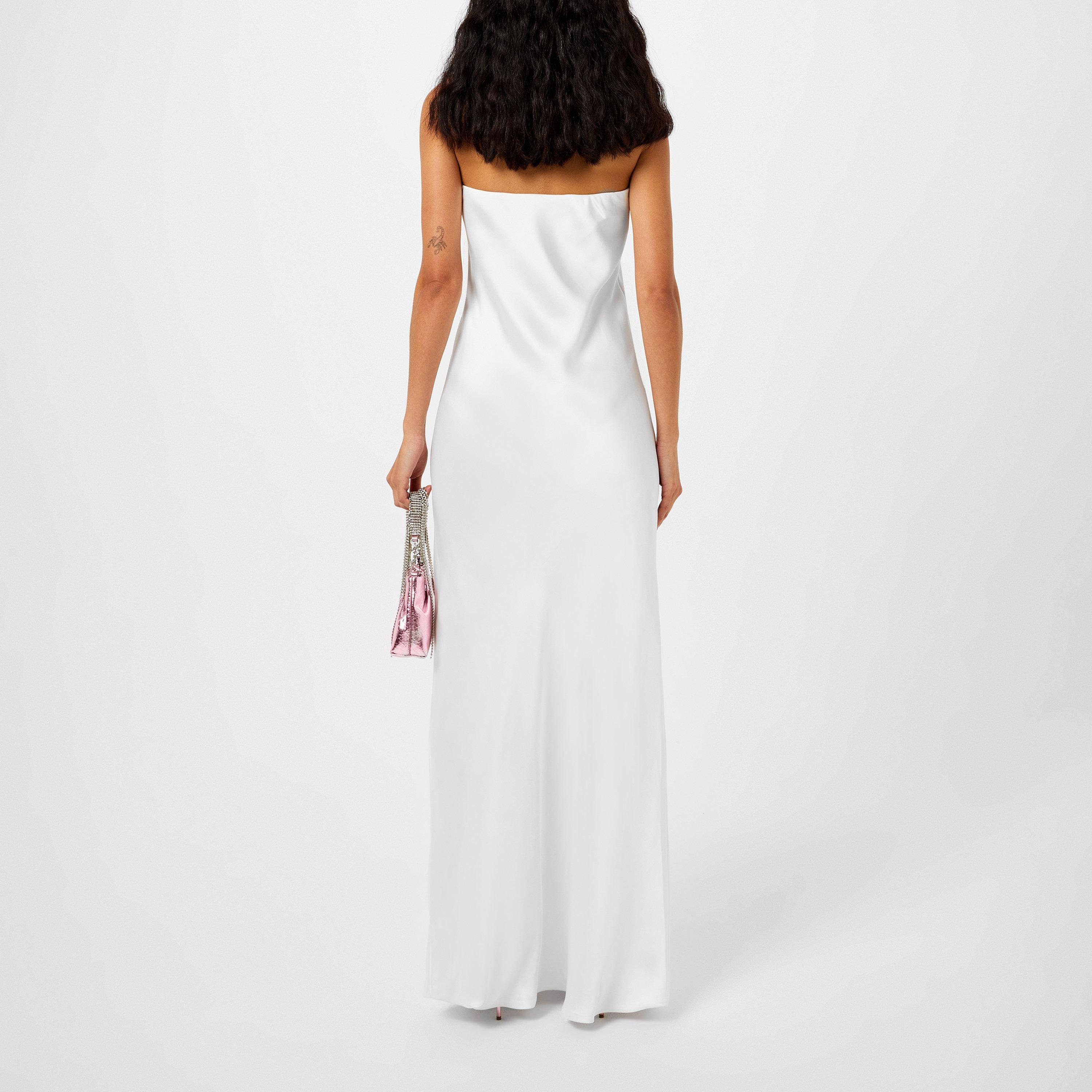 Snow White - Norma Kamali - Women's Bias Strapless Maxi Dress - 3