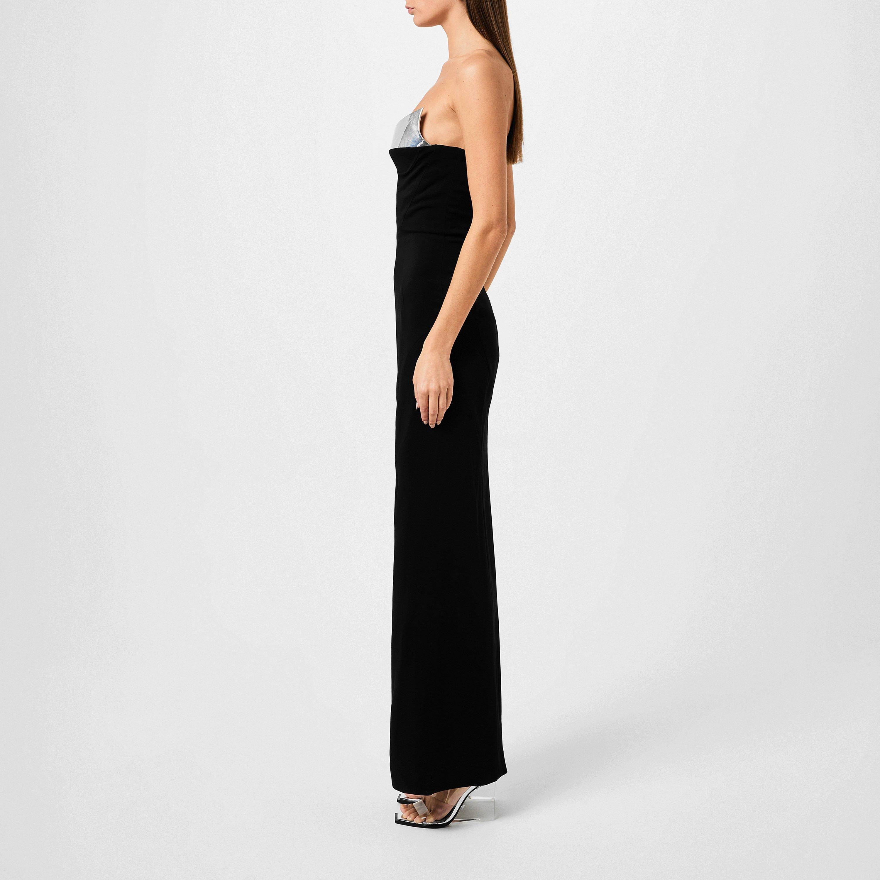 BLACK - Mugler - Strapless Maxi Dress - 2