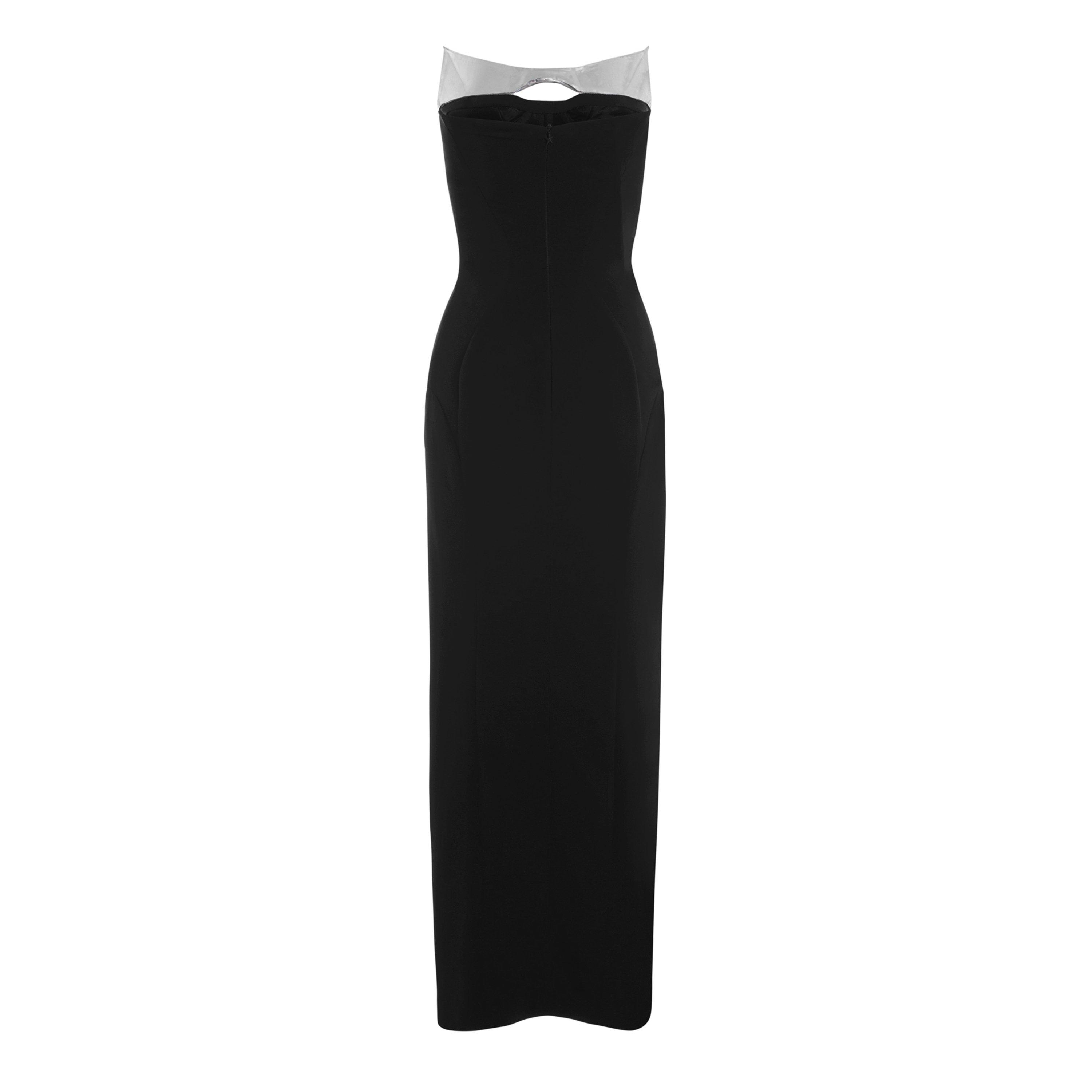 BLACK - Mugler - Strapless Maxi Dress - 6