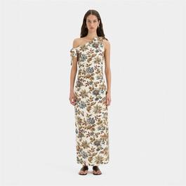Sir the Label Eleanora Tie Shoulder Dress