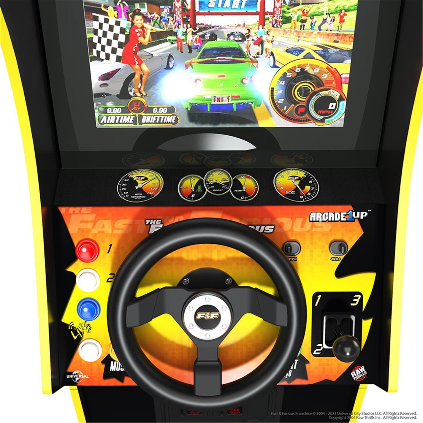 Black - Arcade1Up - Fast & Furious Arcade Machine - 5