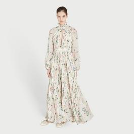 Giambattista Valli Botanical Draped Dress