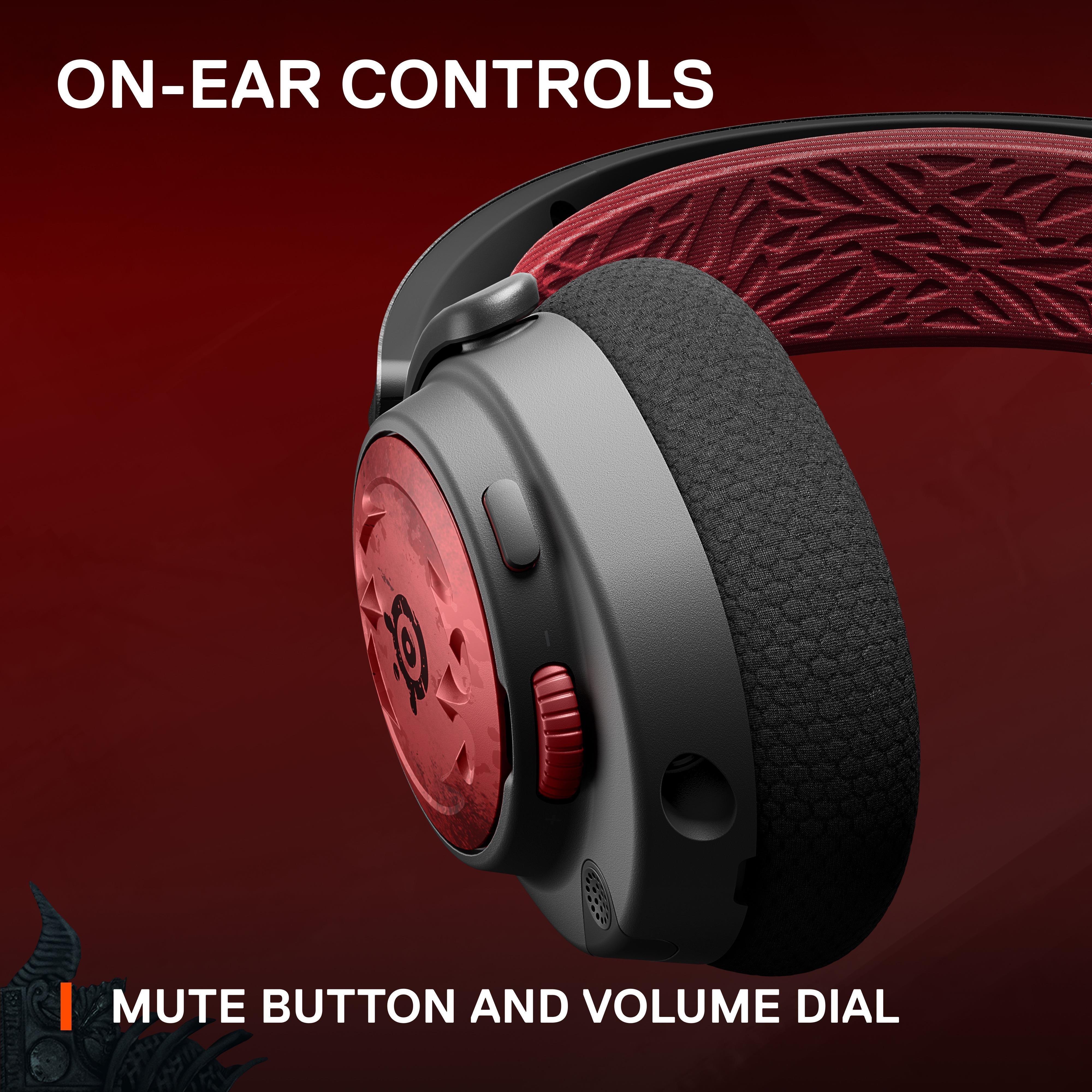 Diablo Edition - SteelSeries - Arctis Nova Headset for PC - Diablo - 7