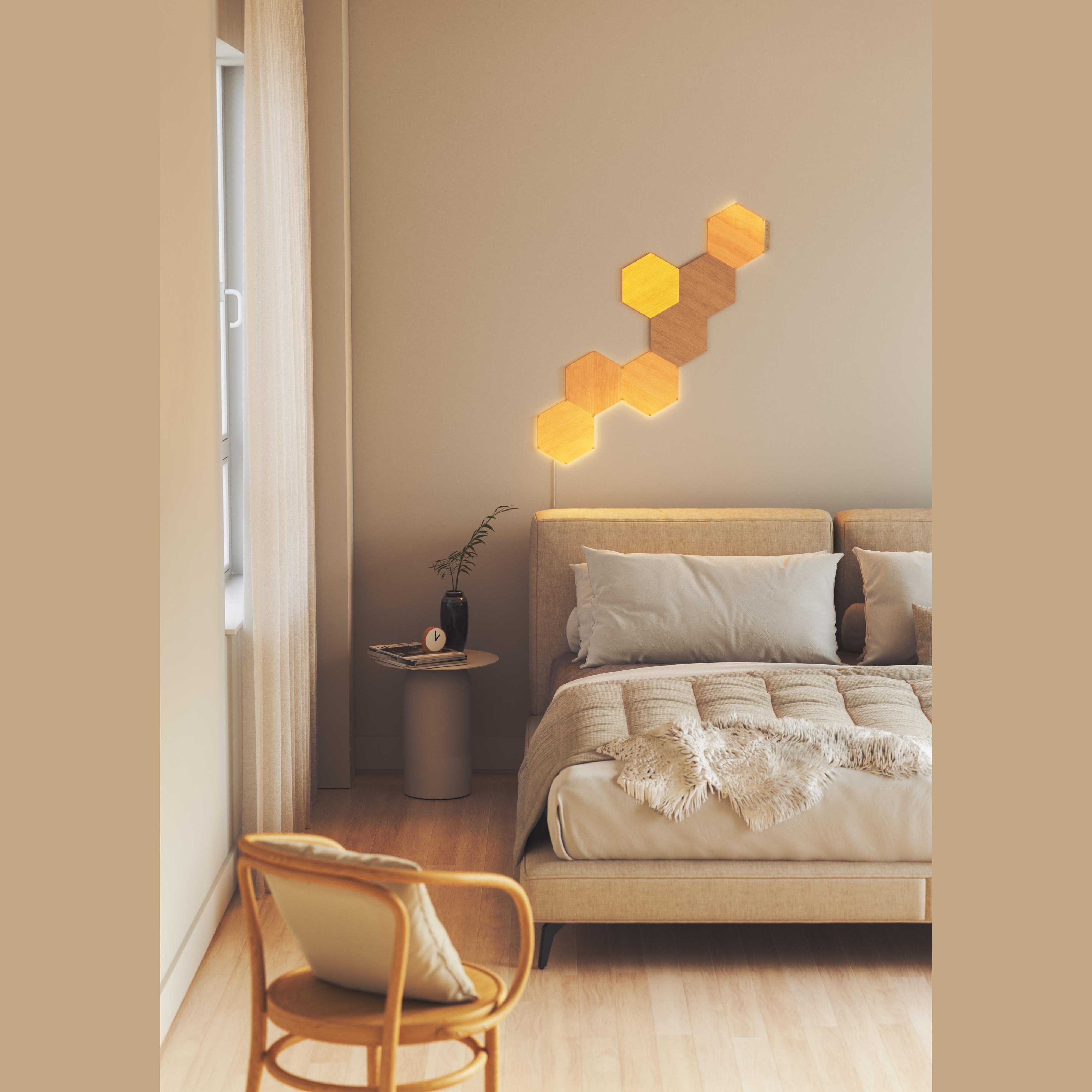 None - Nanoleaf - Elements Wd Look Hex Strt Kit - 7 Panels - 6