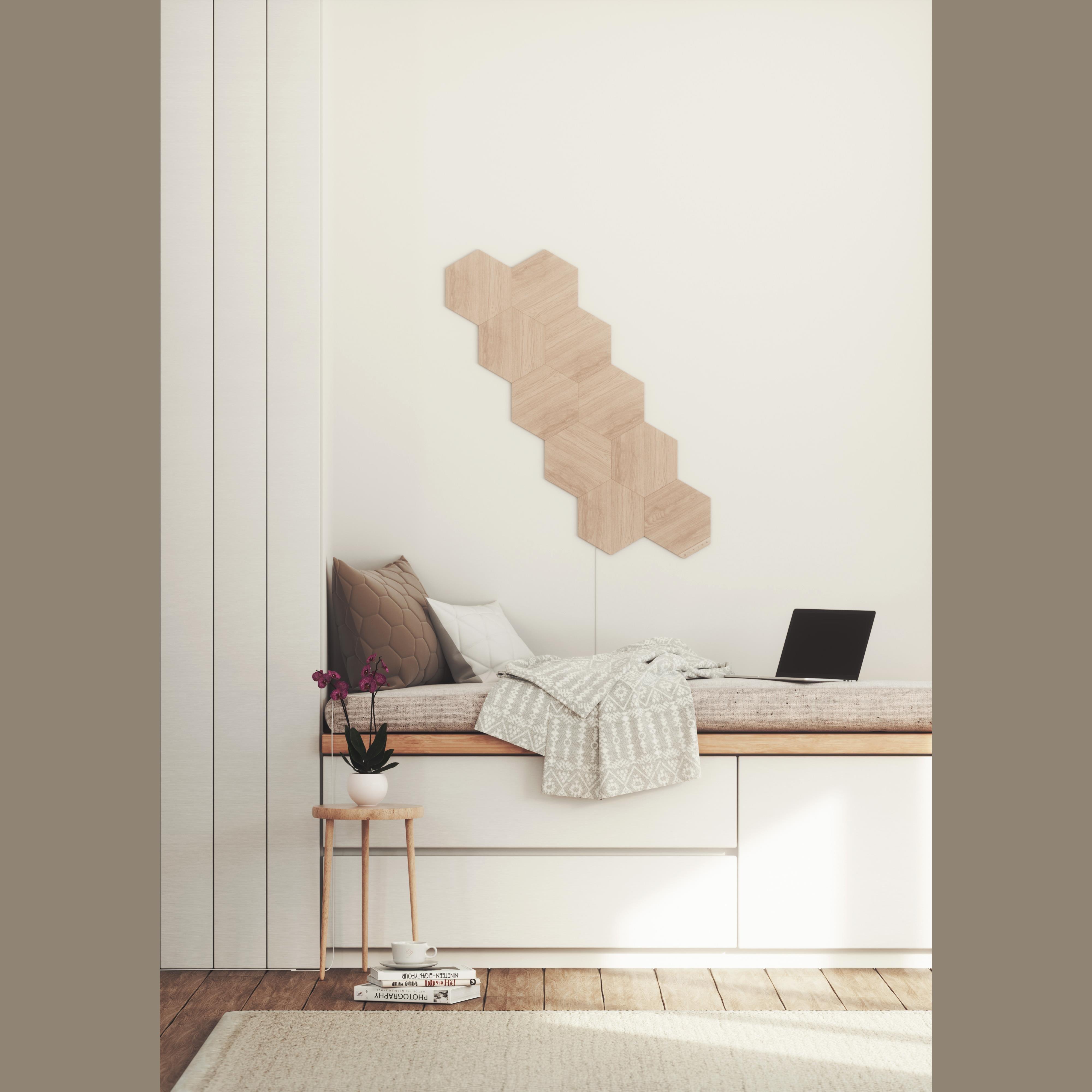 None - Nanoleaf - Elements Wd Look Hex Strt Kit - 7 Panels - 7