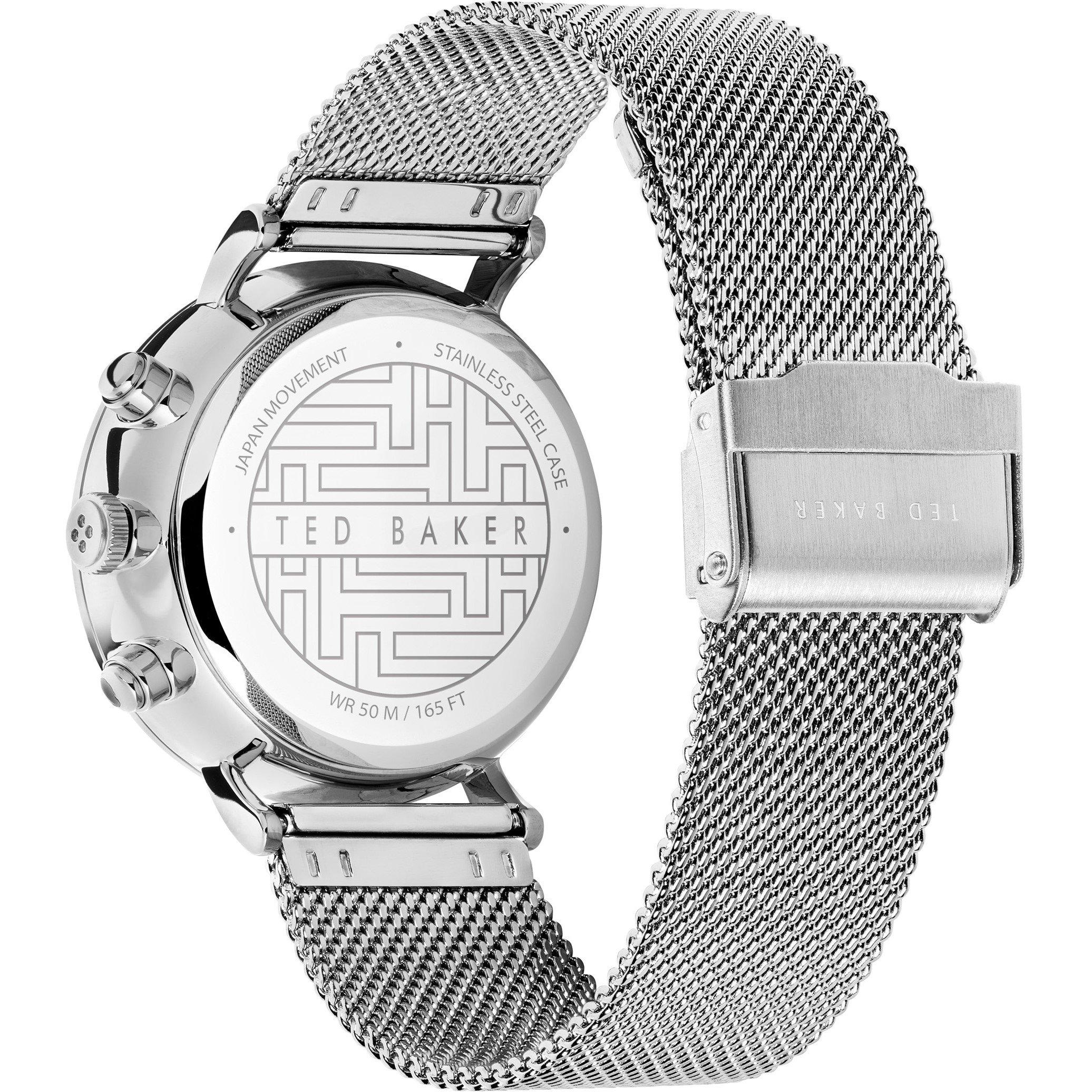 Zilver/Blauw - Ted Baker - Mimossa Chrono Watch Mens - 2