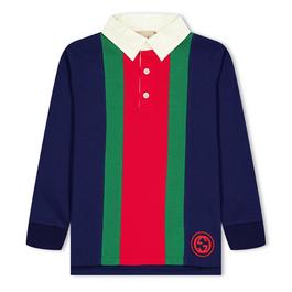 Gucci Long Sleeve Polo Shirt Junior